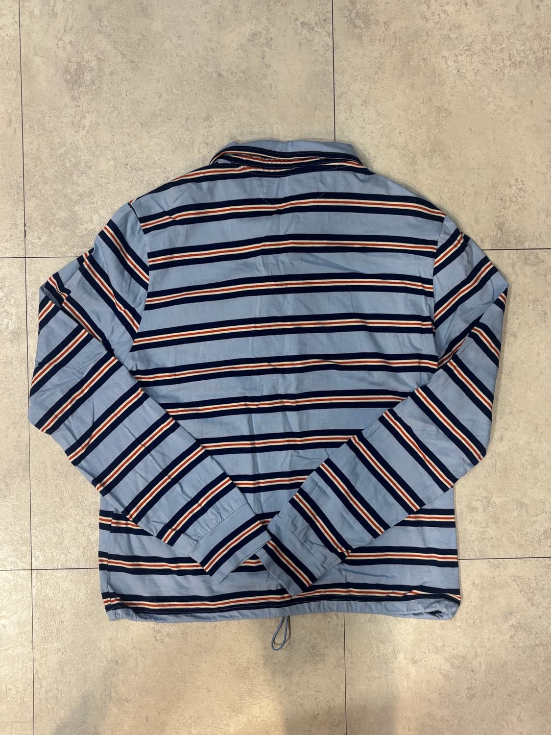 글로니) Terry PK Long Sleeve Blue M 상품이미지5