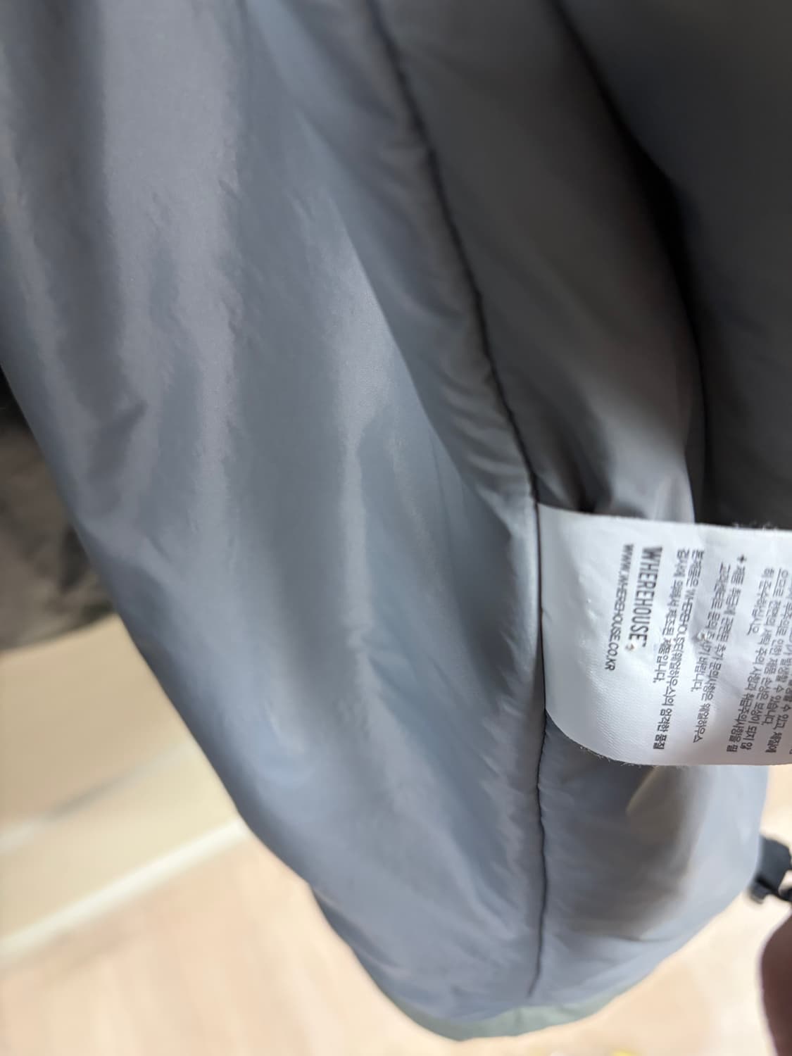 Insulated Hiking Jacket Grey Olive XL 상품이미지5