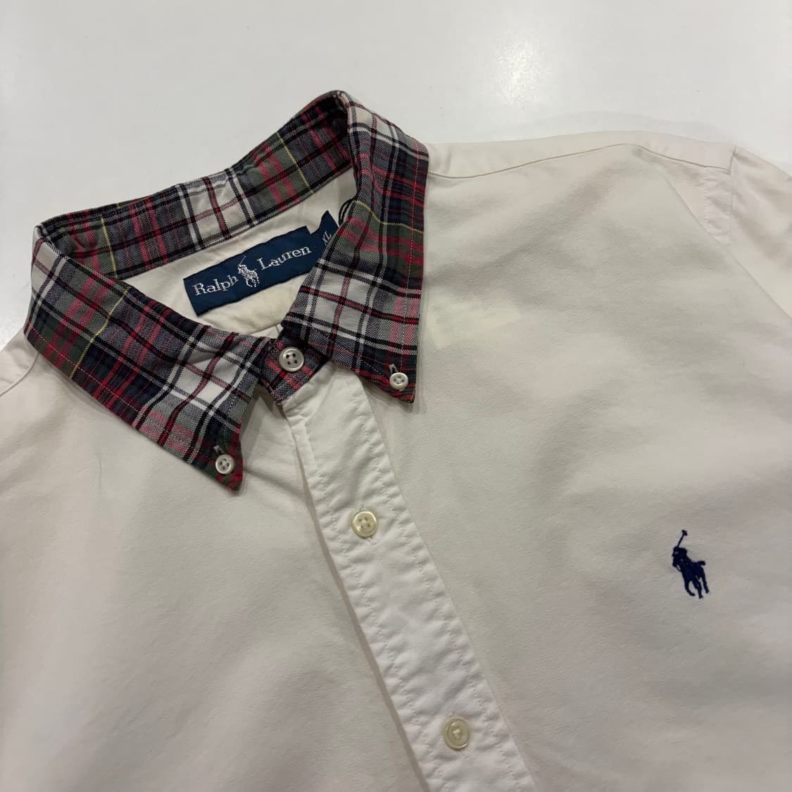[XL] 폴로 랄프로렌 체크 카라 긴팔 셔츠 B554 상품이미지3