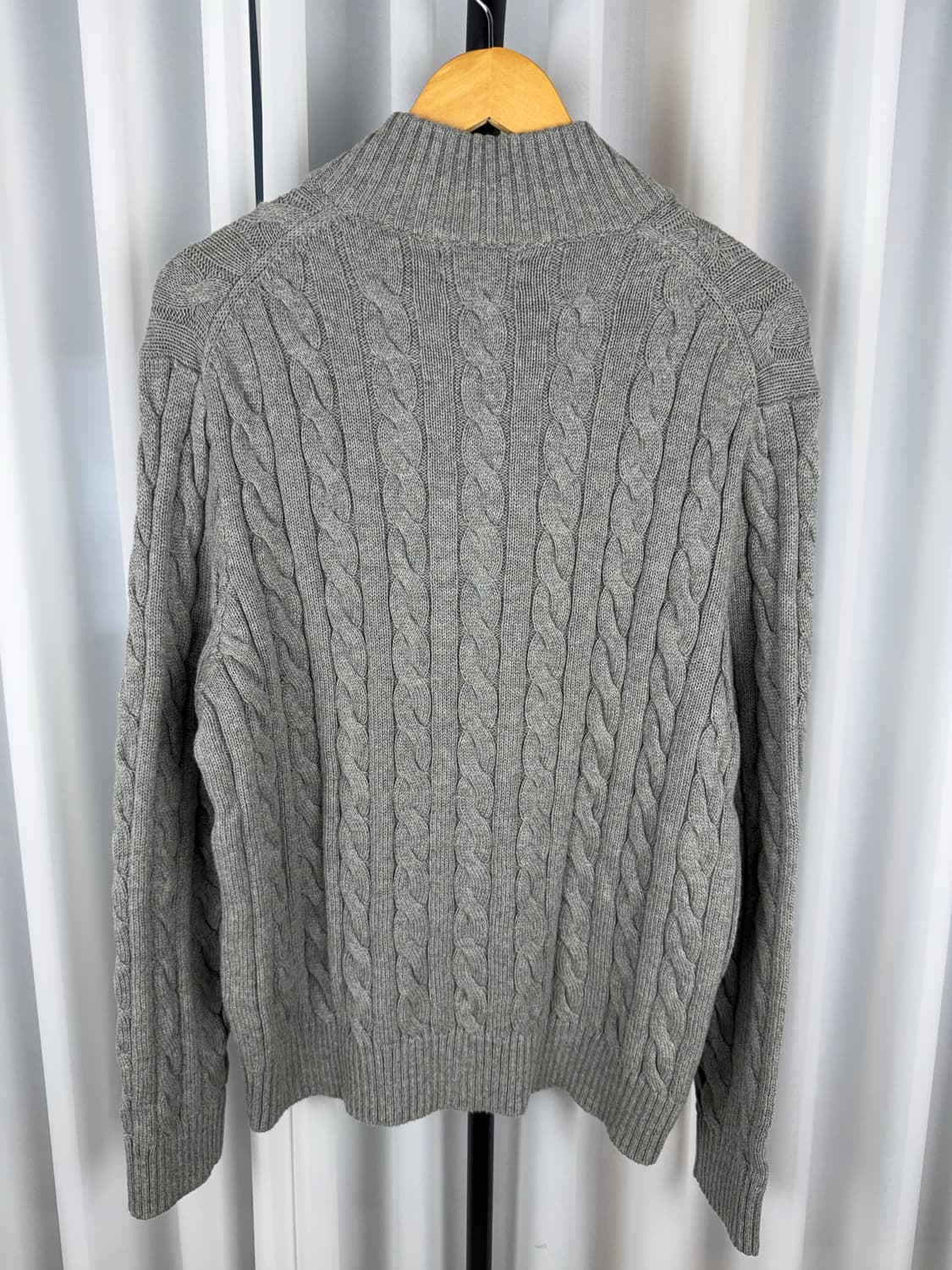 Polo 새상품]폴로 랄프로렌 하프집업 케이블니트 L 상품이미지5