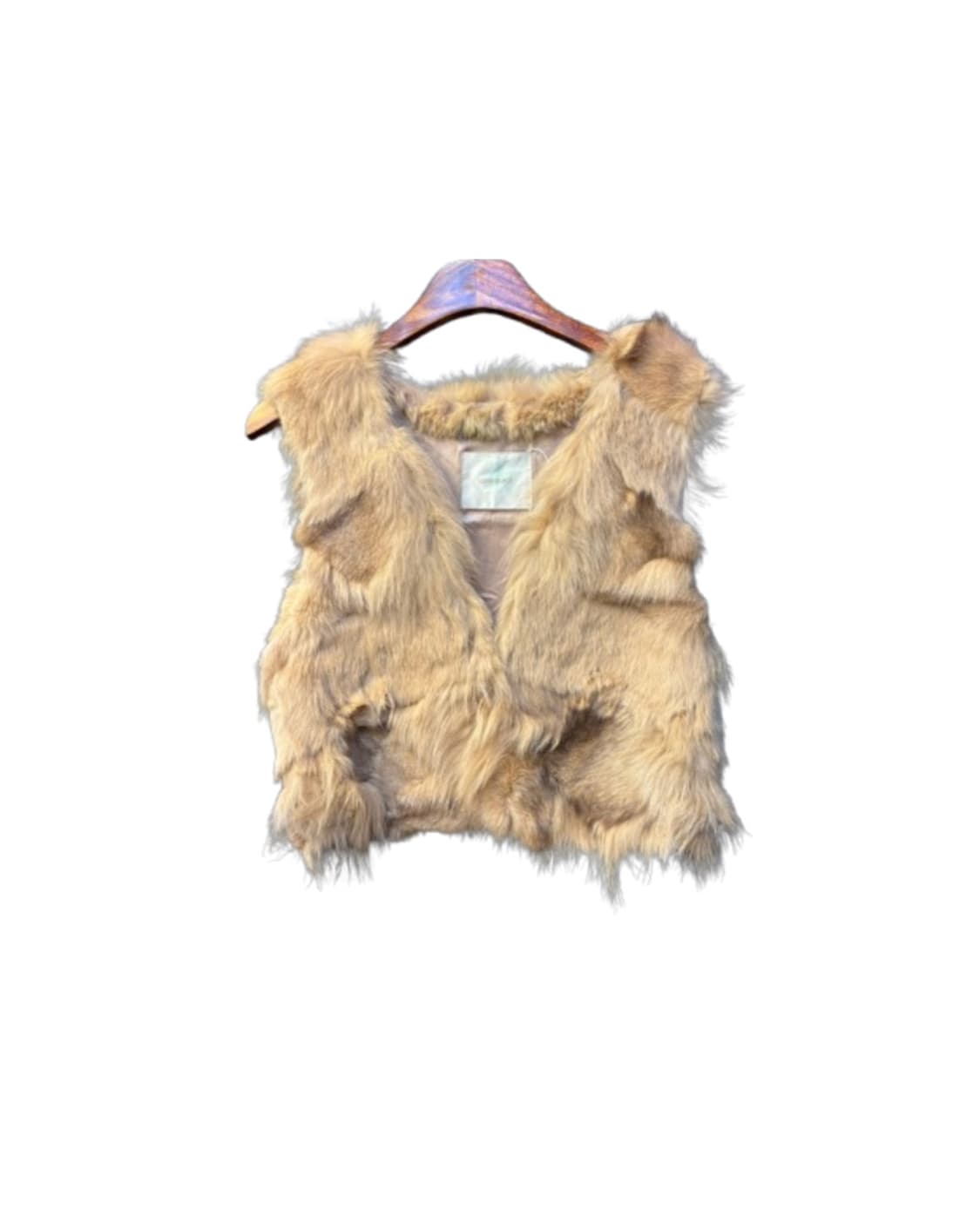 르샵블랙 여우&토끼 퍼 조끼 M 상품이미지1