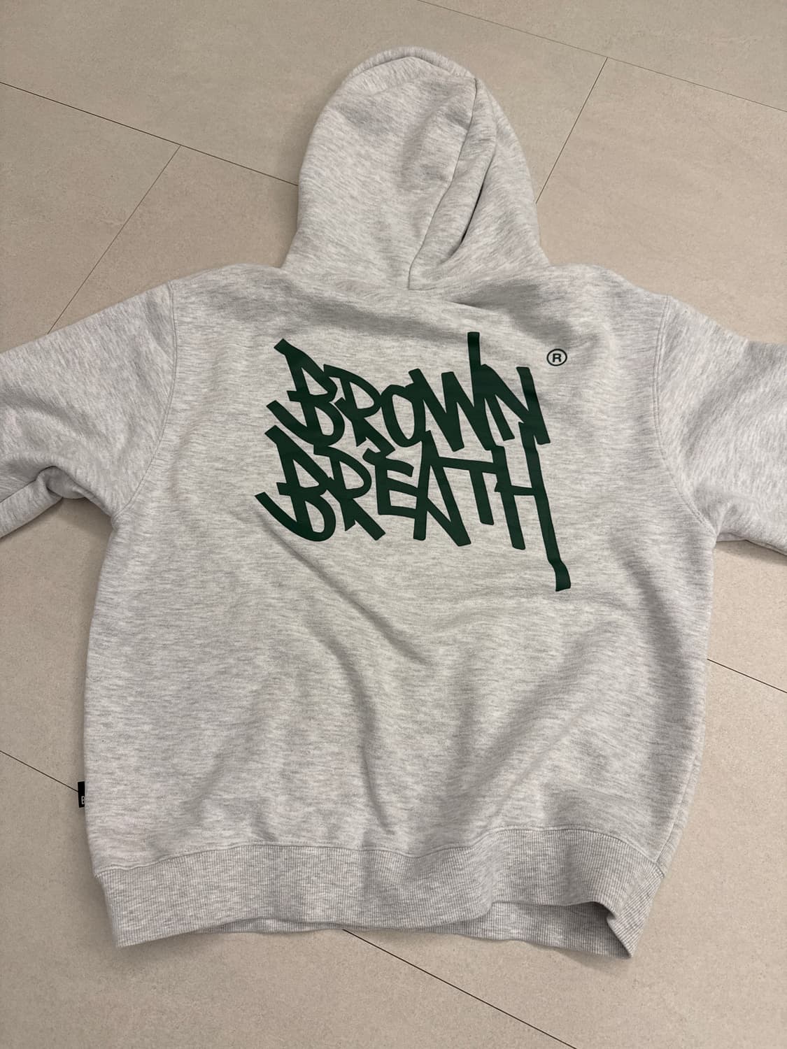 브라운브레스 TAG HOODIE-ASH 상품이미지2