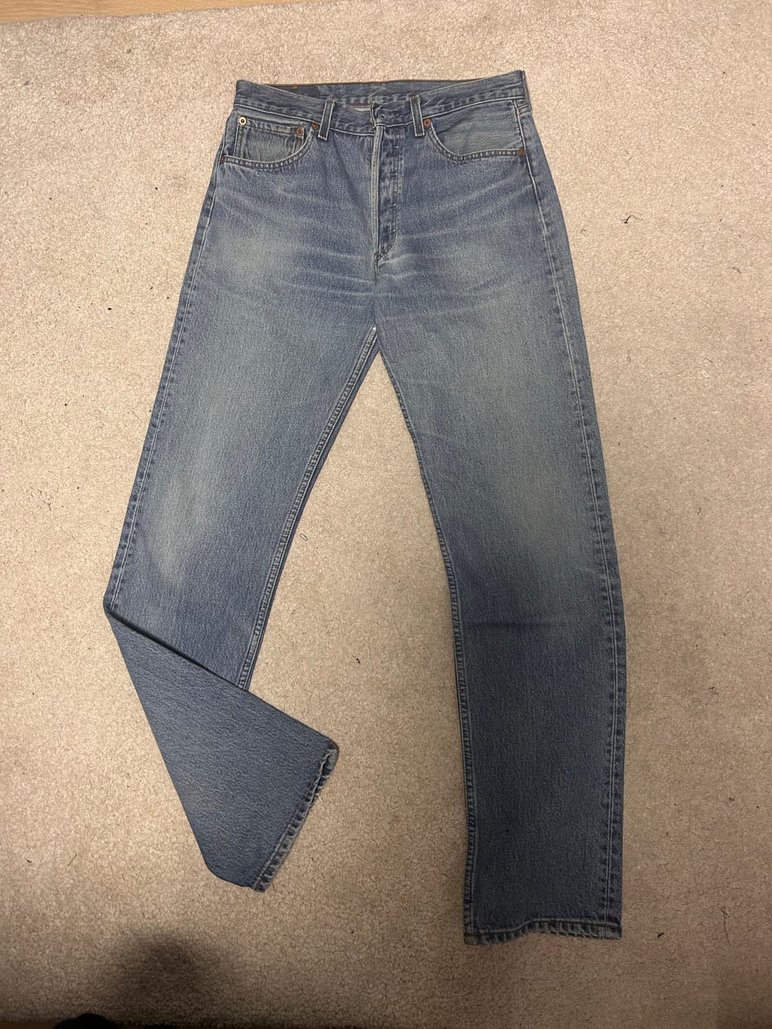 90s리바이스501 중청워싱 32/34 상품이미지1