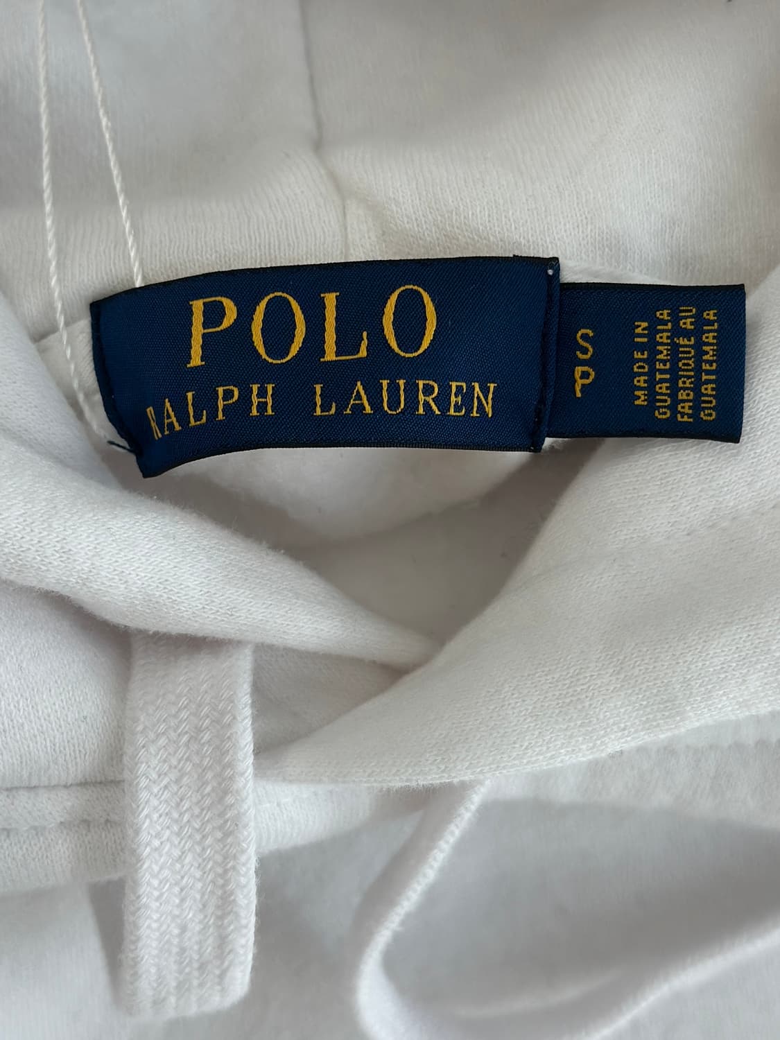 폴로 랄프로렌 화이트 후드 티셔츠 상품이미지8