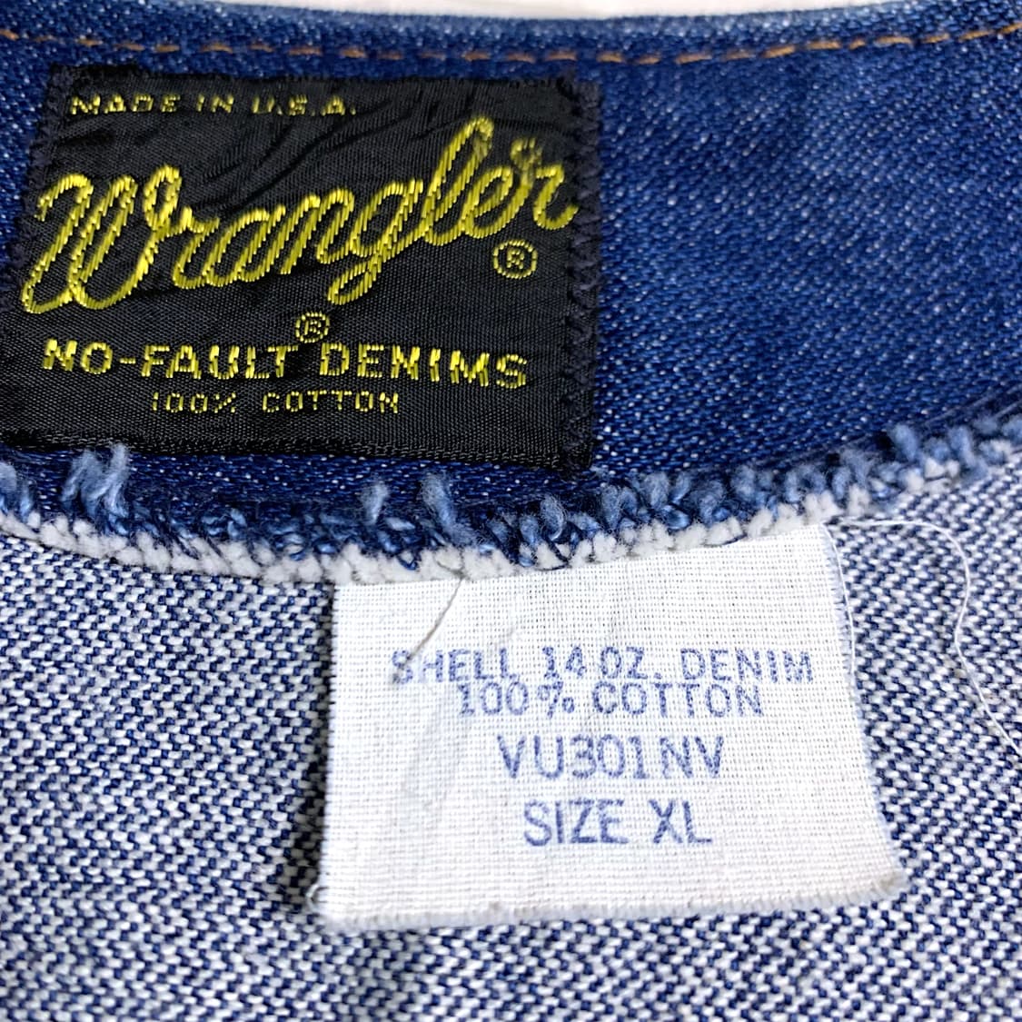 [XL] 70s Wrangler denim vest 상품이미지3