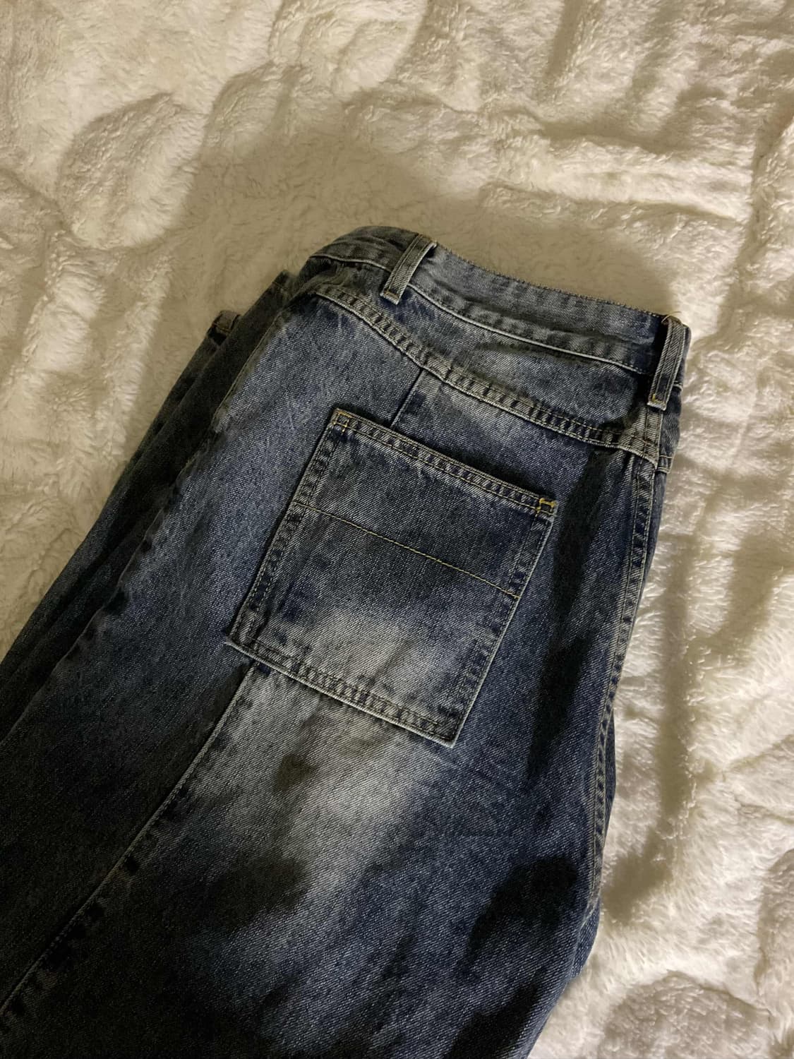 인템포무드 와이드핏 청바지 상품이미지3