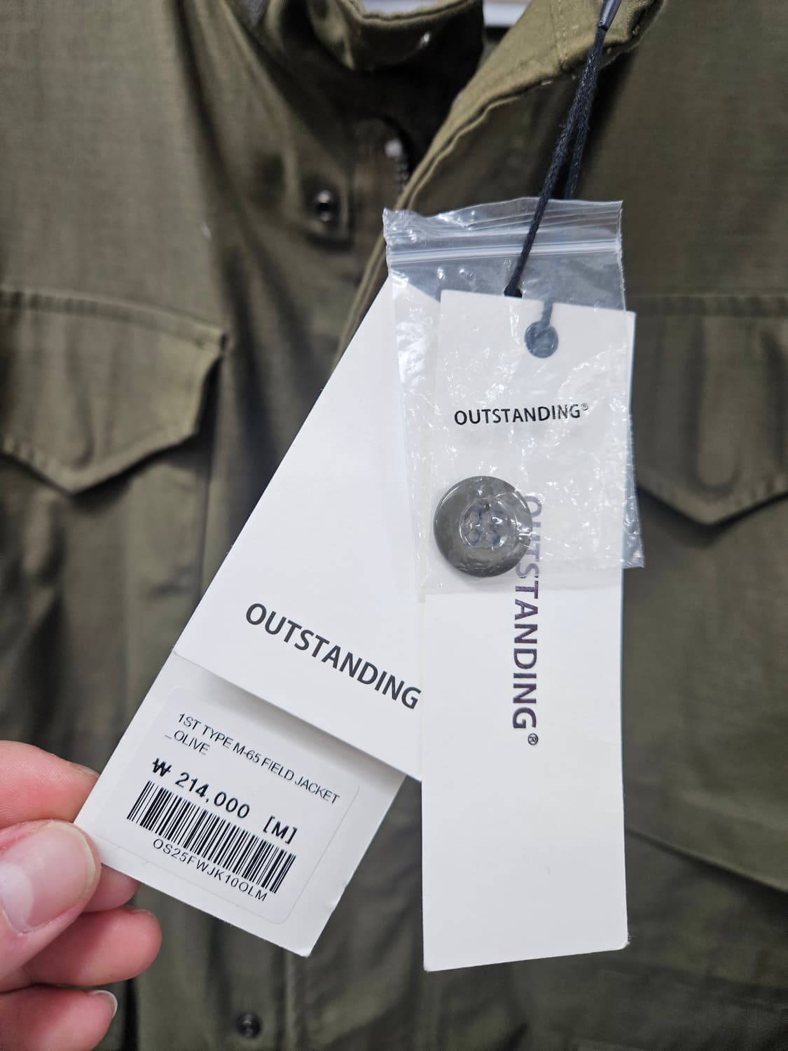 새상품 아웃스탠딩 M65 1세대 필드자켓 상품이미지3