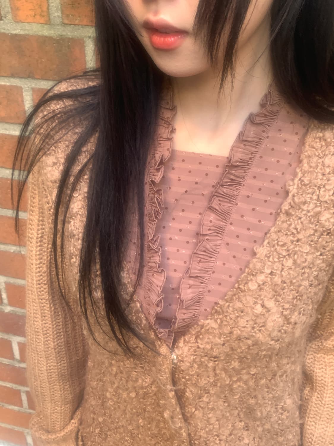 Pompom Soft Pocket Knit Cardigan 상품이미지8