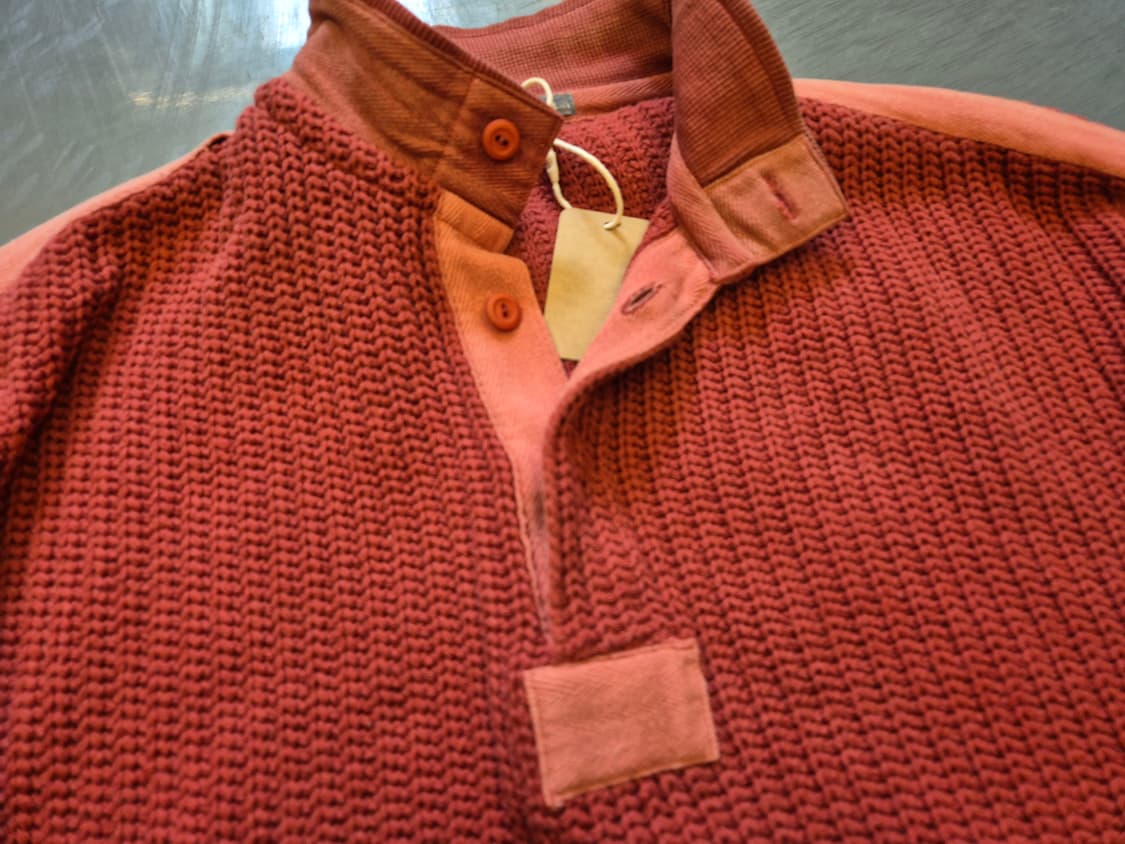 80s isseymiyakemen half button kint 상품이미지2