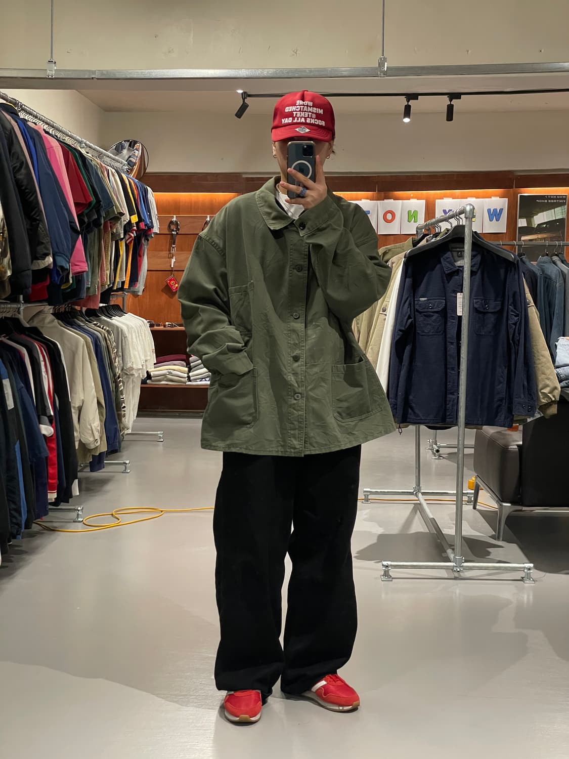 80s~90s 빅사이즈 프렌치 워크 자켓 상품이미지2