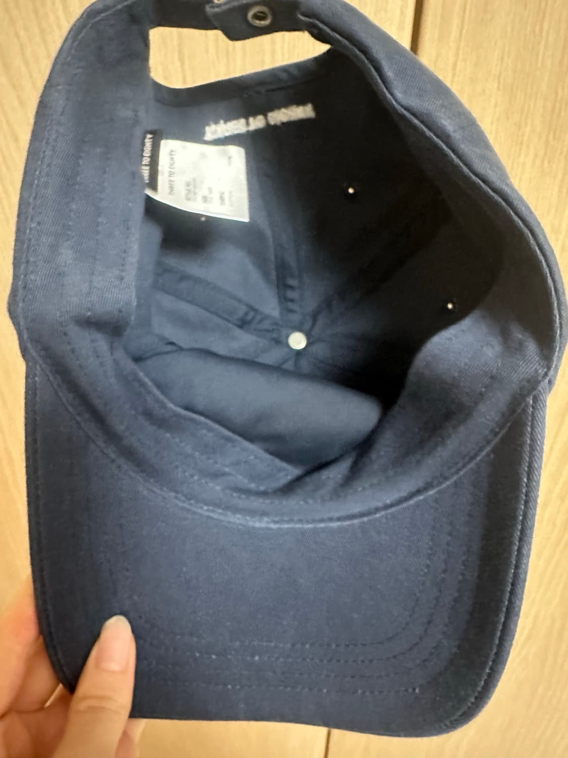 Three to eighty 모자 네이비 상품이미지2