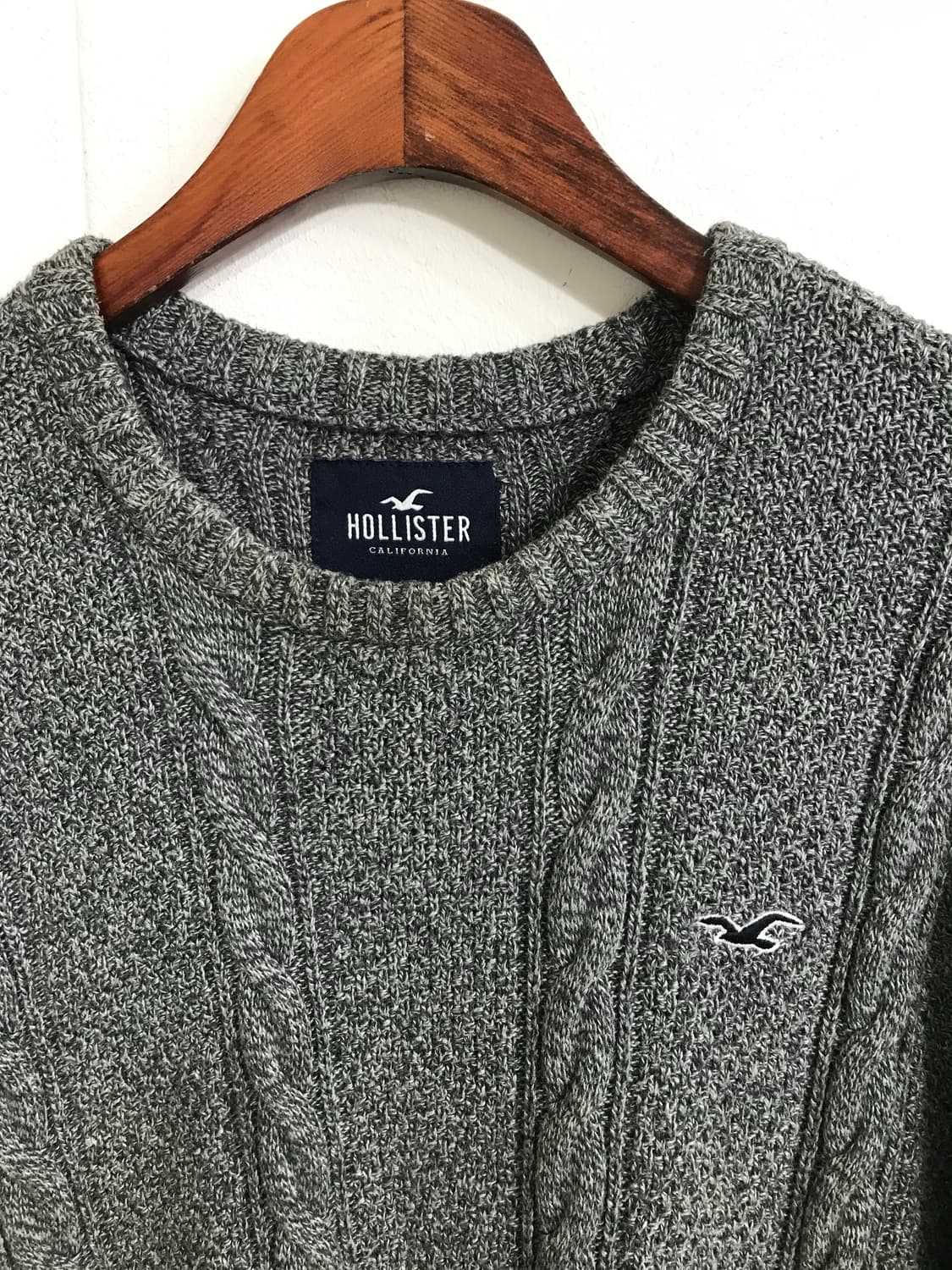 홀리스터 그레이 케이블 니트 상품이미지5