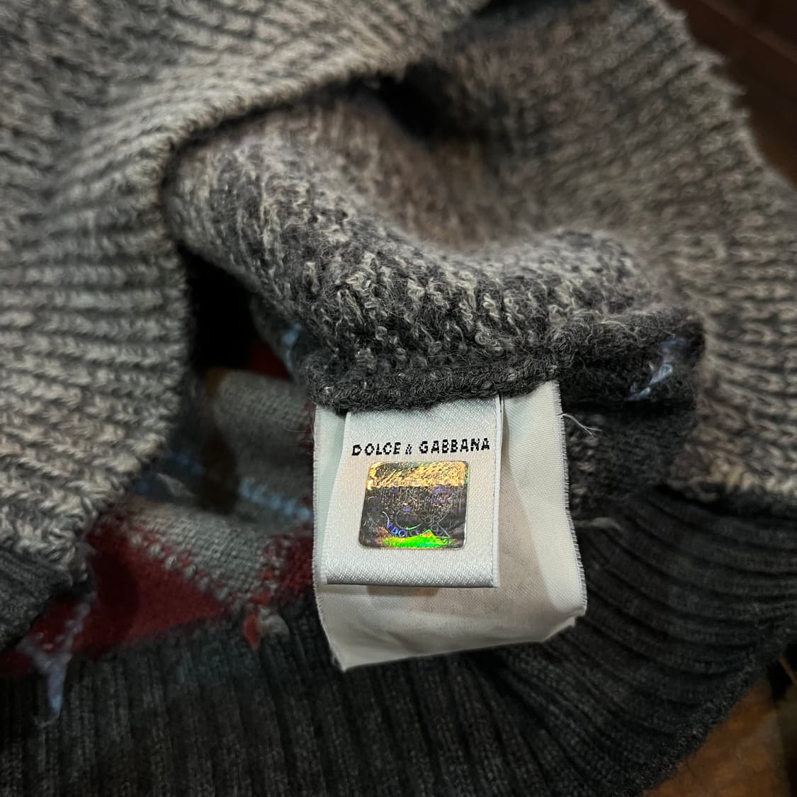 D&G 돌체앤가바나 아가일 청키 터틀넥 상품이미지5