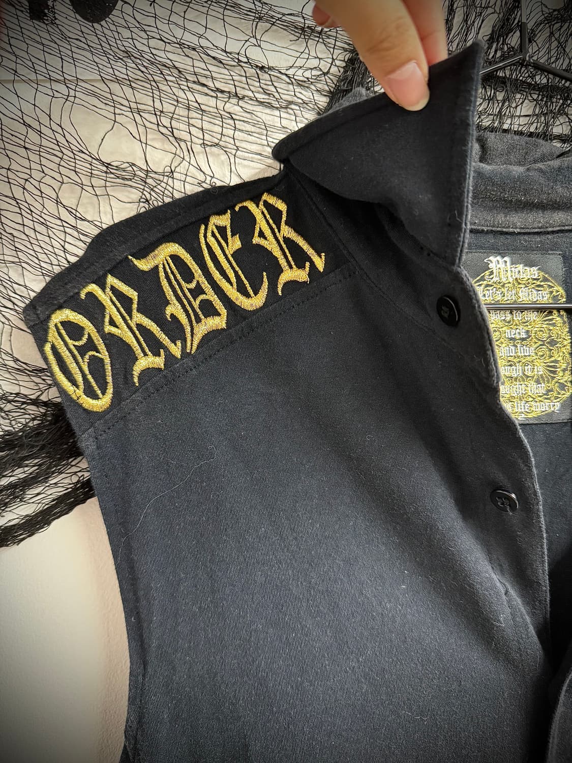 MIDAS printing embriodery sleeveless 상품이미지7