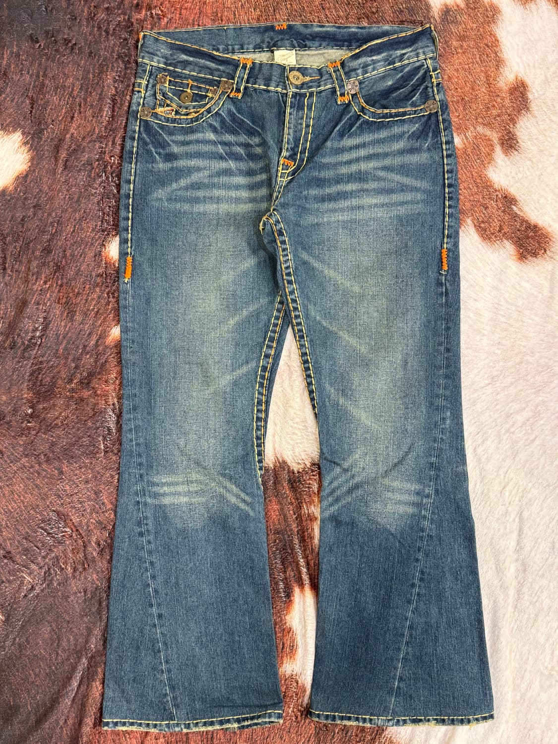 True Religion 트루릴리전 조이 슈퍼티 레인보우 부츠컷 34 상품이미지1
