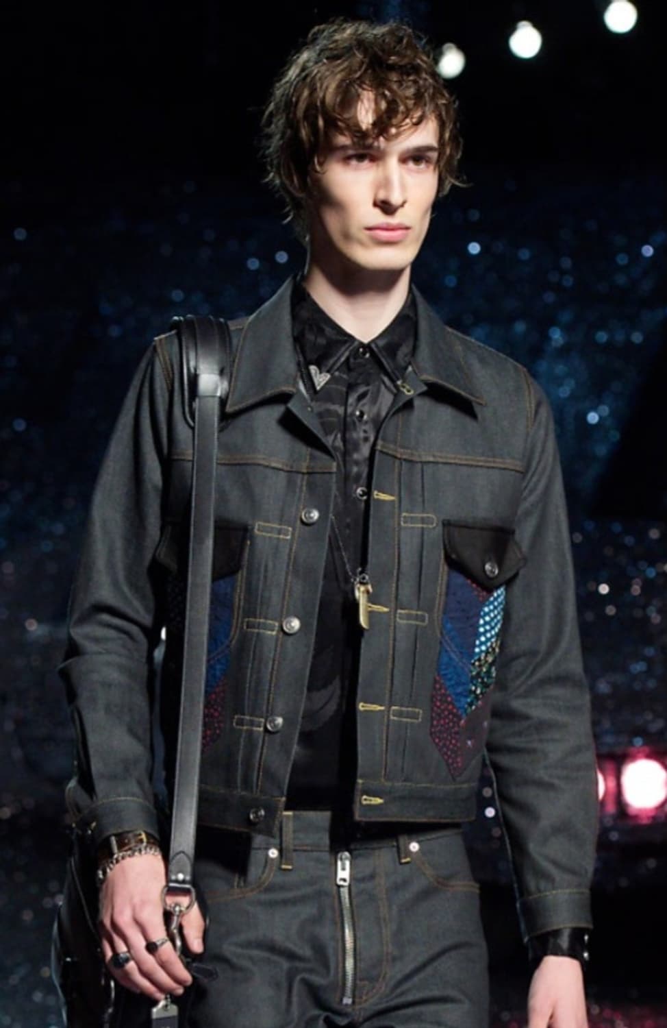 COACH 1941 가죽 패치워크 데님 트러커 54/110 상품이미지1