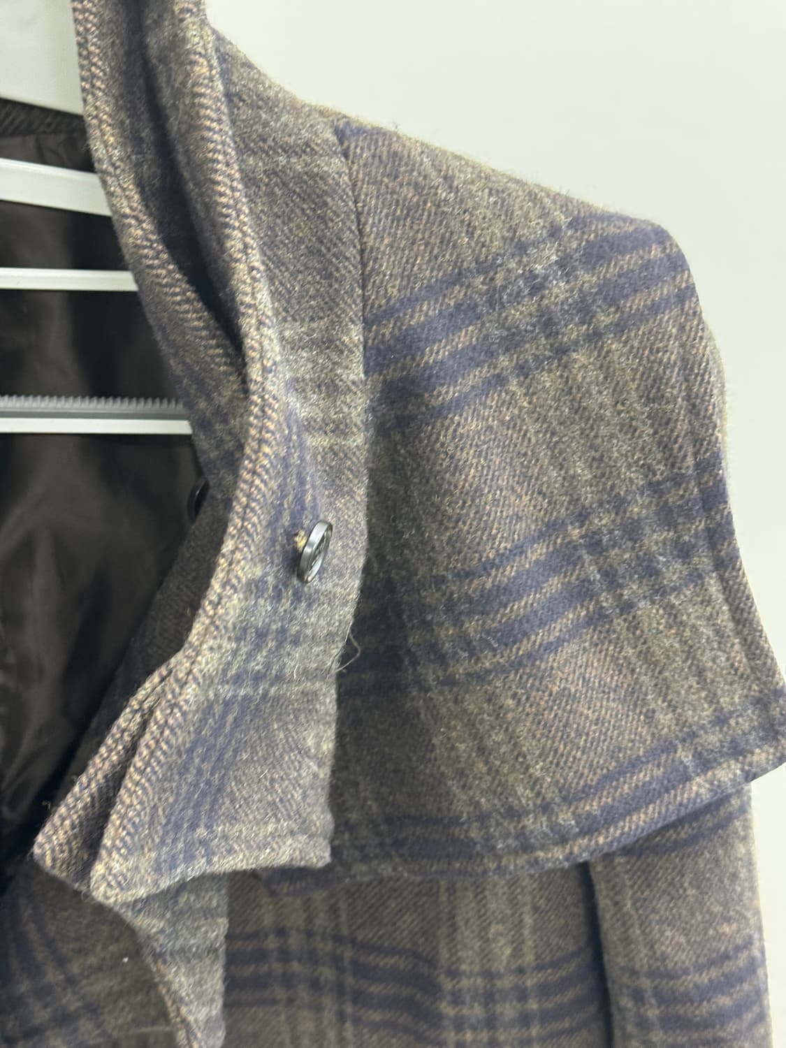 MVIO 체크 울 코트 105사이즈 상품이미지2