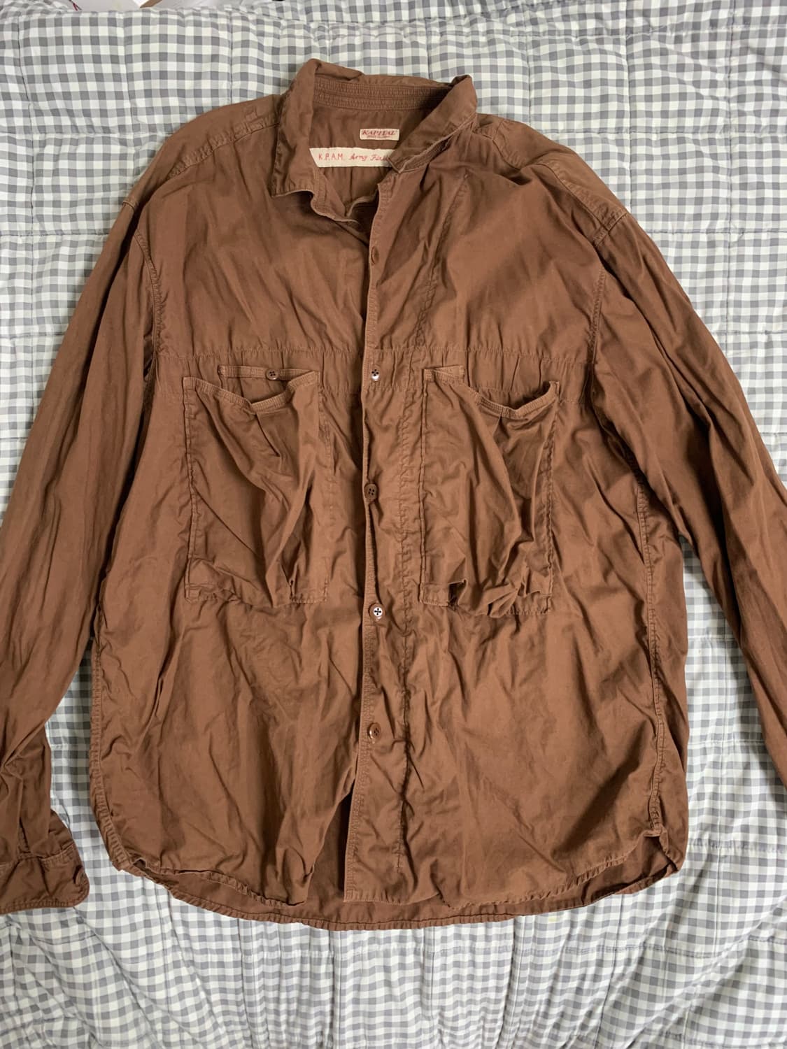 캐피탈 브로드아노락 셔츠 상품이미지1