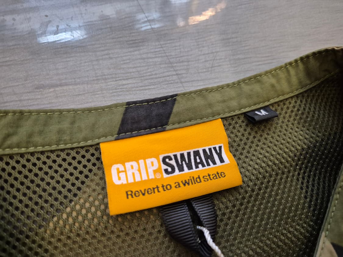 그립스와니 카모 나일론 베이스볼 셔츠 상품이미지6