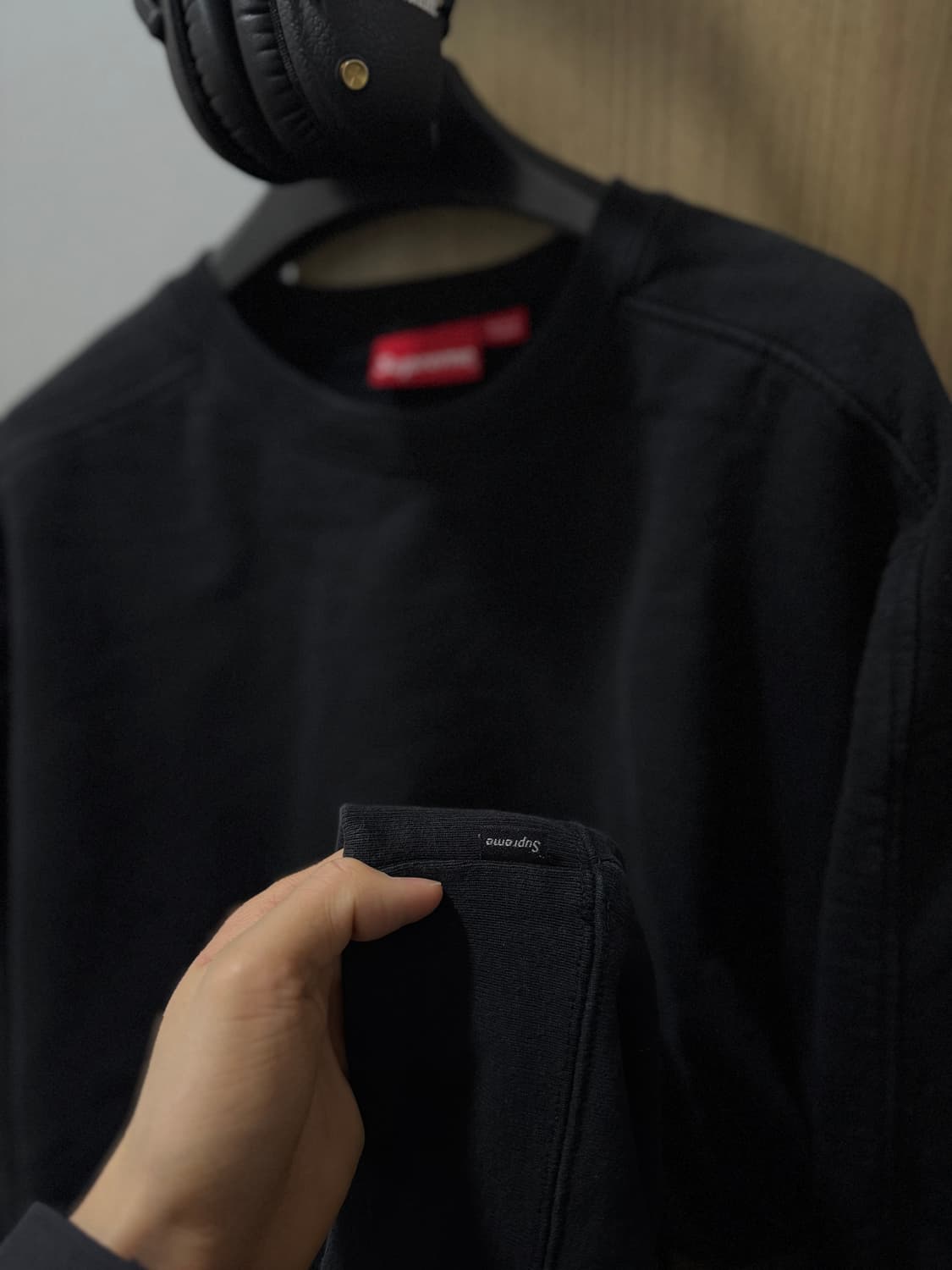 슈프림 [민트급.정품] 맨투맨 (시세 52만) 박스 로고 XL(105~ 상품이미지4