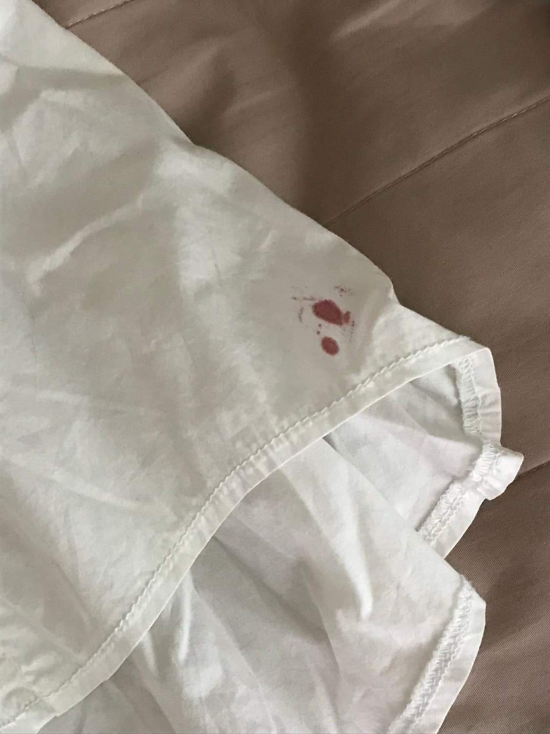 빈티지 고어드 미디 스커트 화이트 상품이미지4