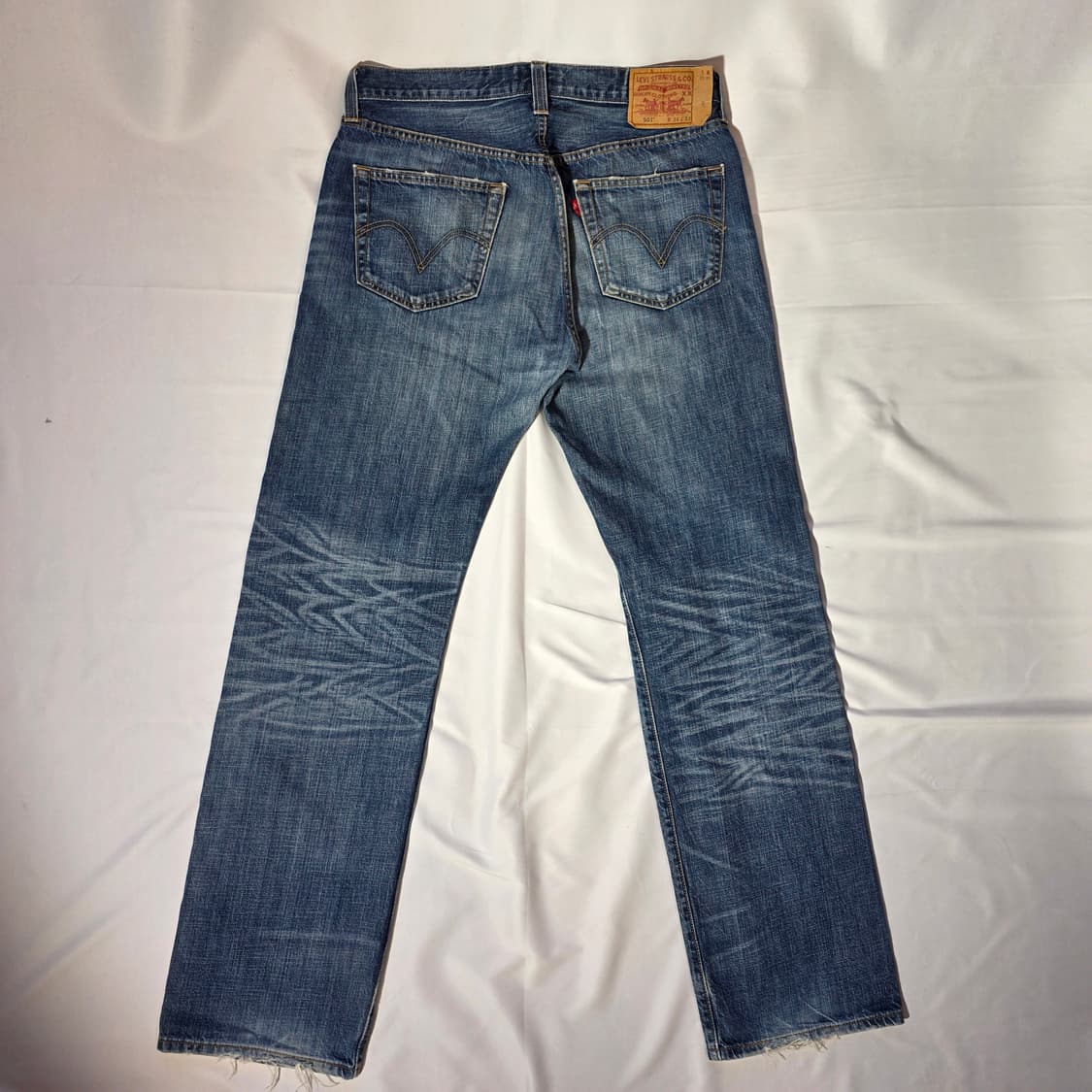 [W34L33]리바이스 501 빈티지 워싱 데님팬츠 상품이미지5