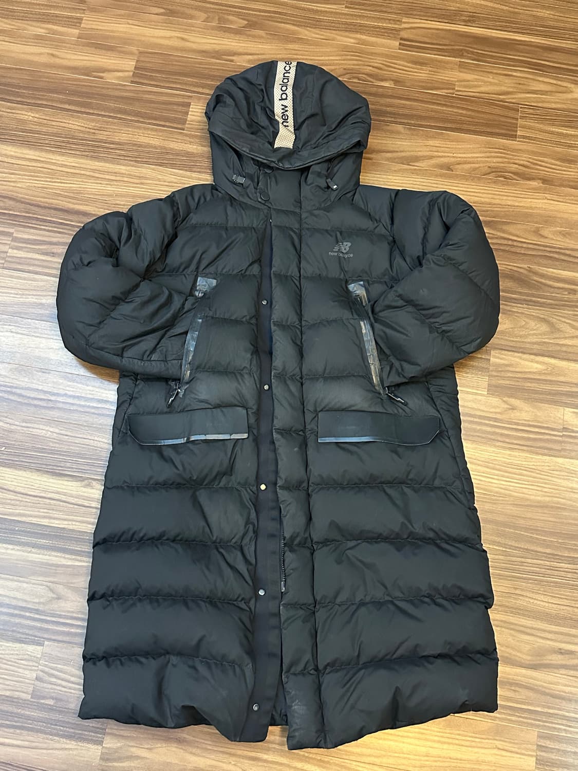 뉴발란스 롱패딩 블랙 100 (L) 상품이미지2