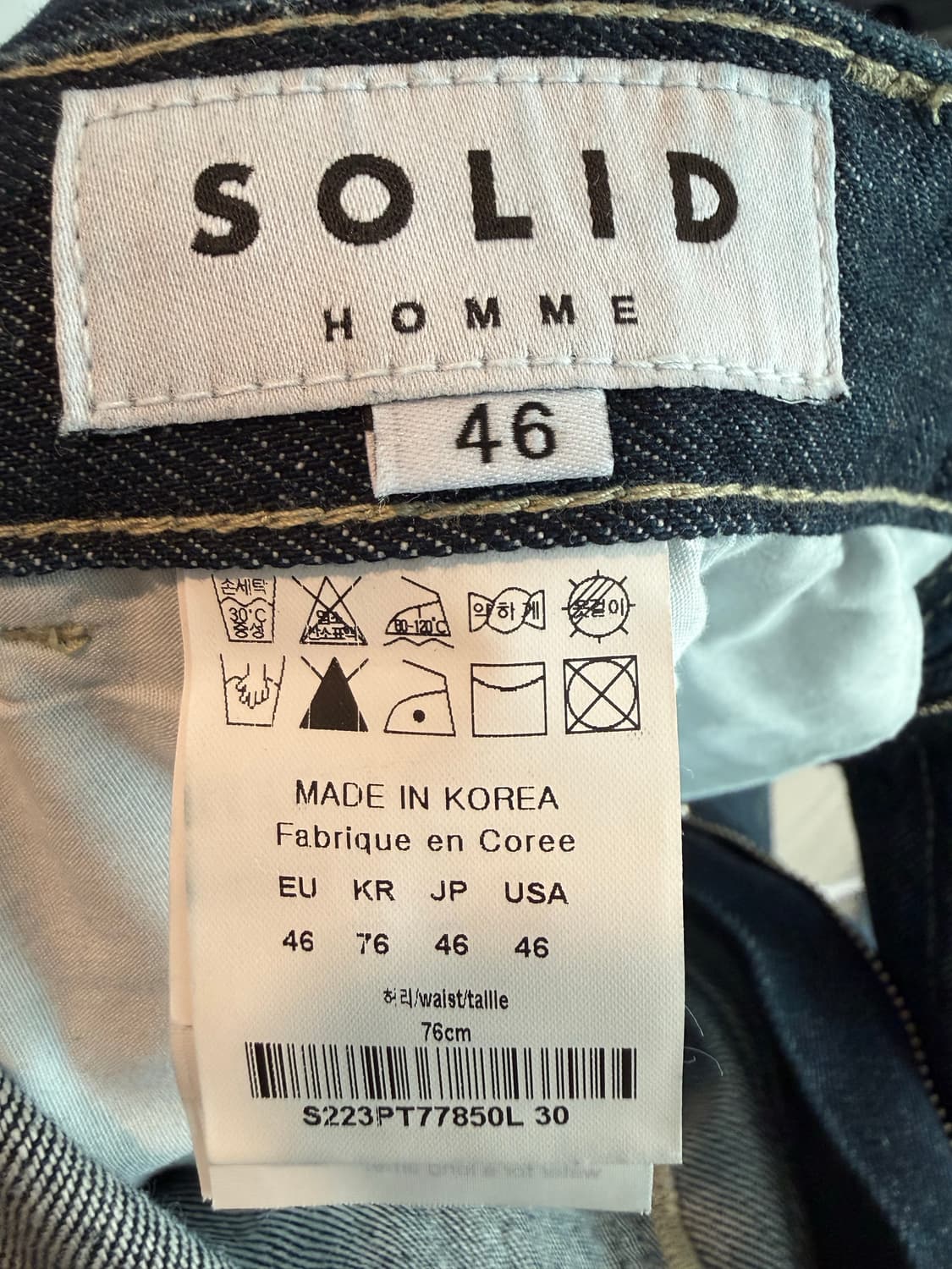 솔리드옴므 데님 진 상품이미지3