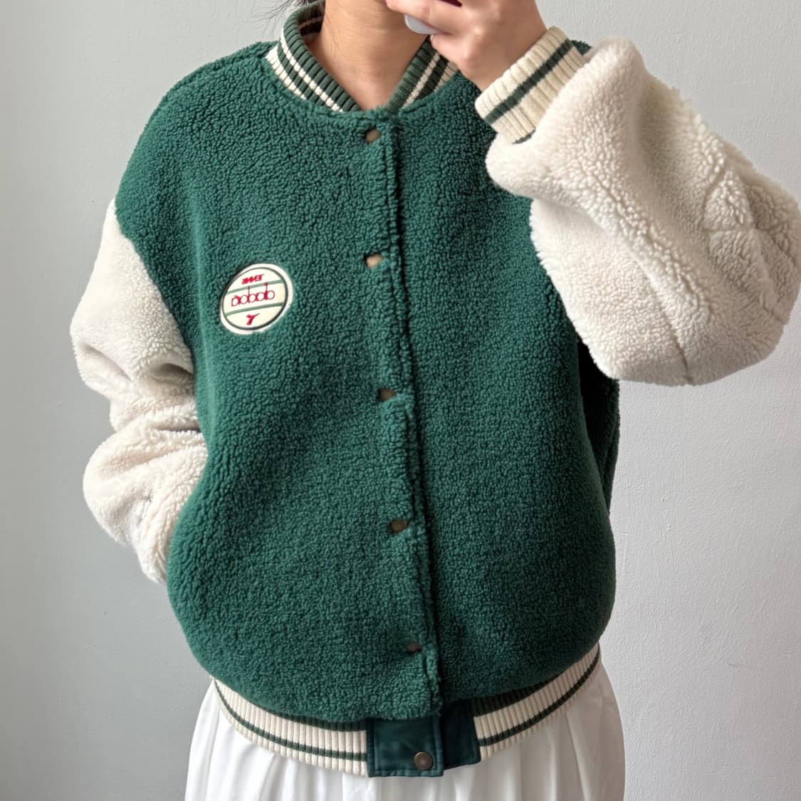 [L] 디아도라 플리스 봄버 자켓 상품이미지2