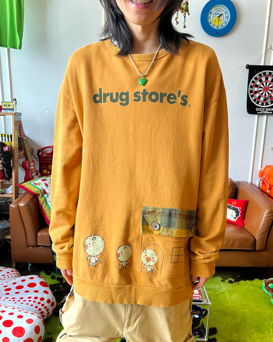 Drug Store's Japan Kitsch Big Sweatshirt 상품이미지3