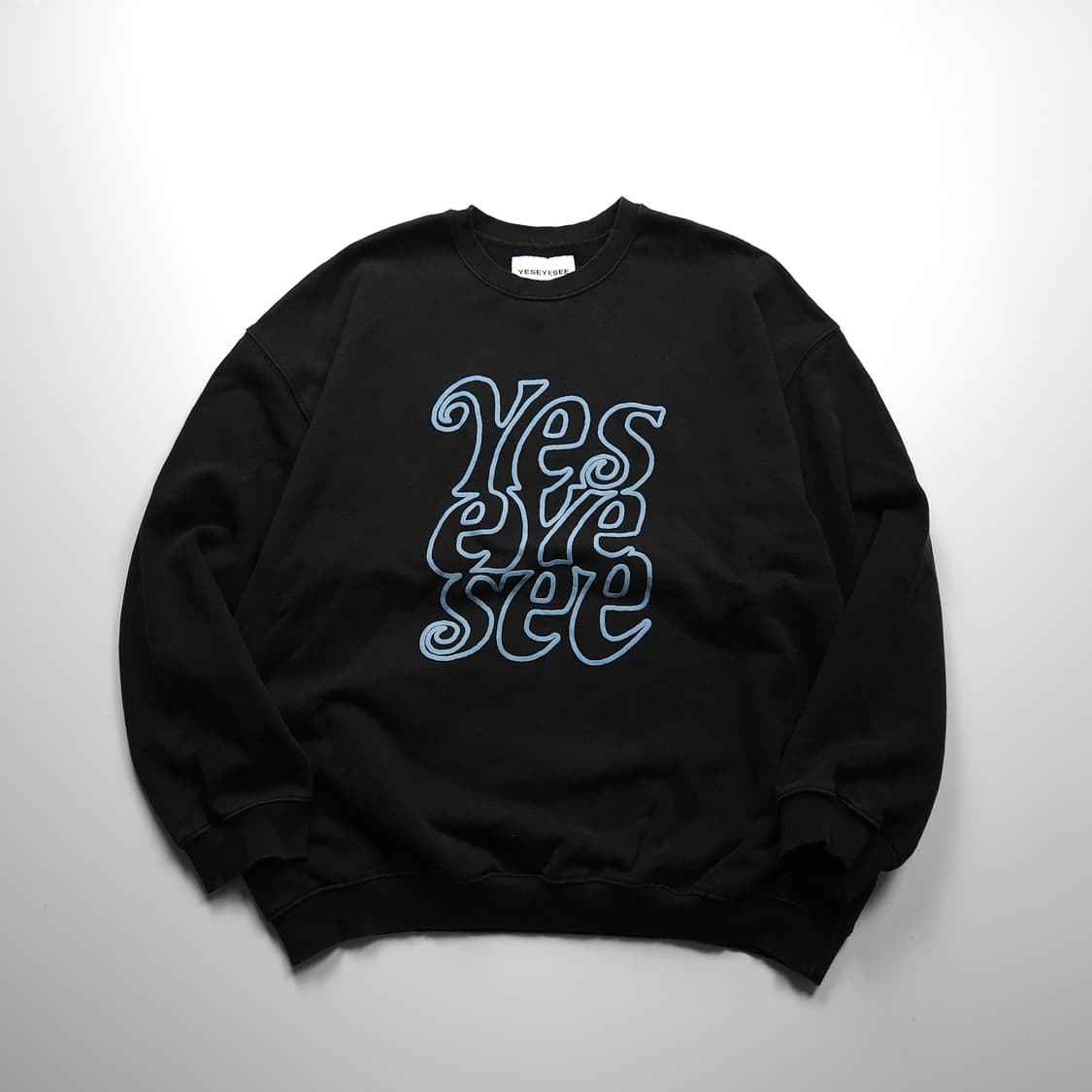 예스아이씨 스펠아웃 박시핏 스웻 셔츠 (XL) 상품이미지1