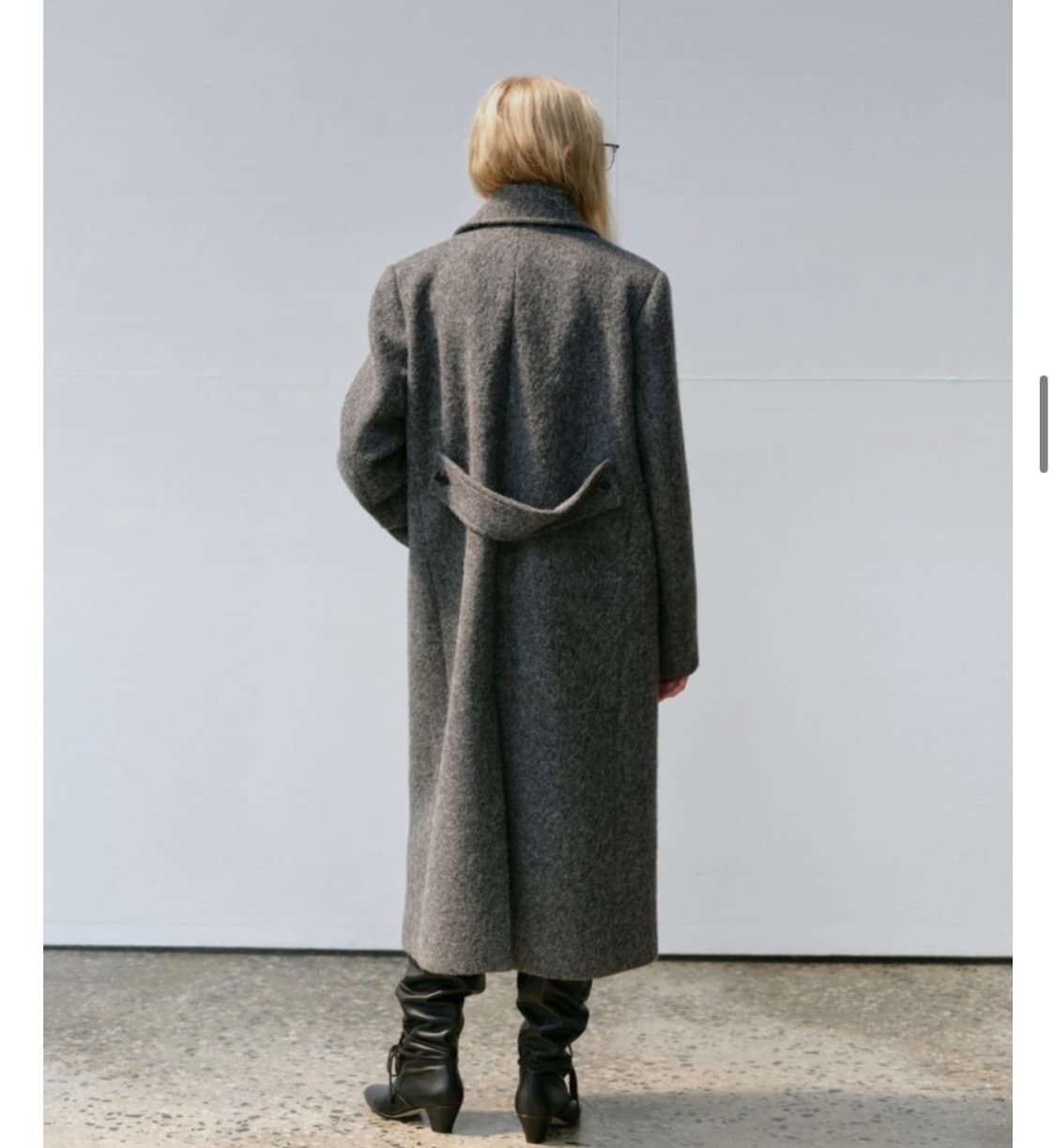 런던플랏 차콜색 코트 (새상품) 상품이미지4