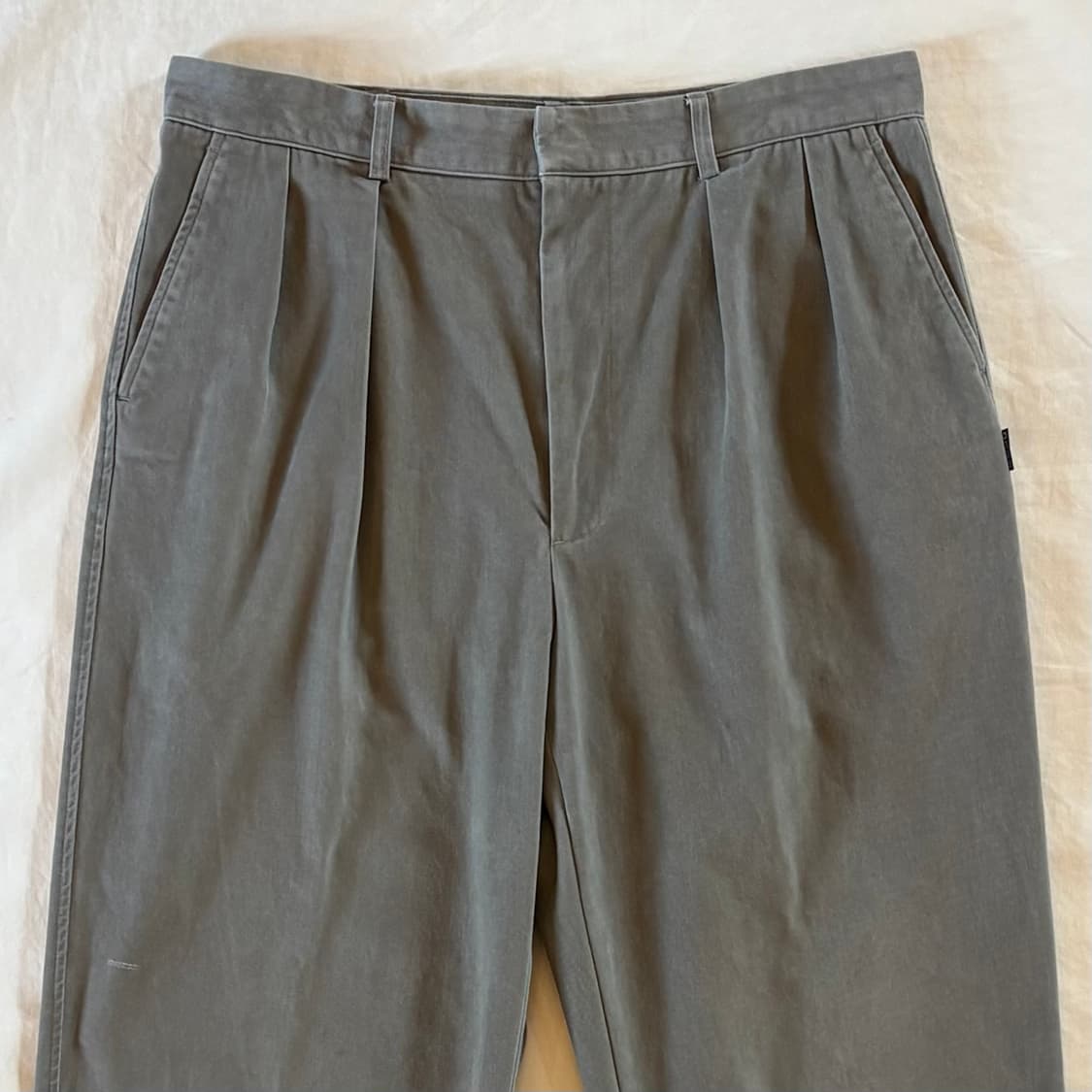 [ 34 ] 90s 폴로 랄프로렌 더블 스트랩 투턱 치노 코튼 팬츠 상품이미지2