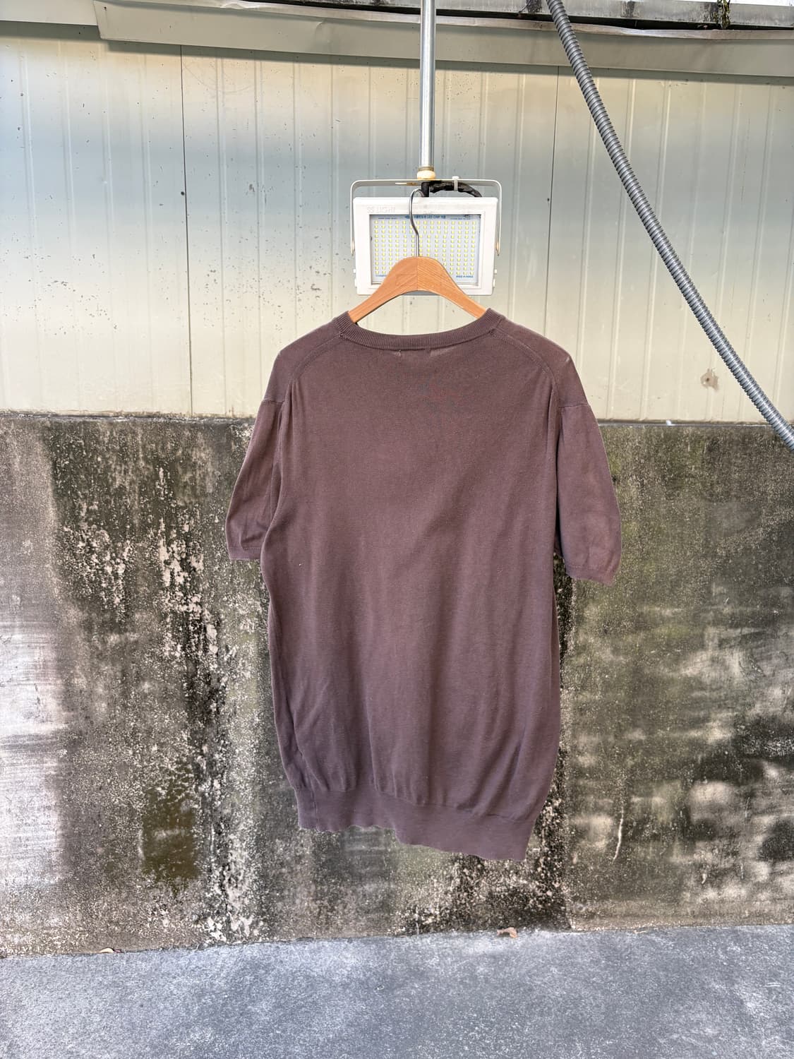 90's 헬무트랭 반팔 코튼 니트 상품이미지2