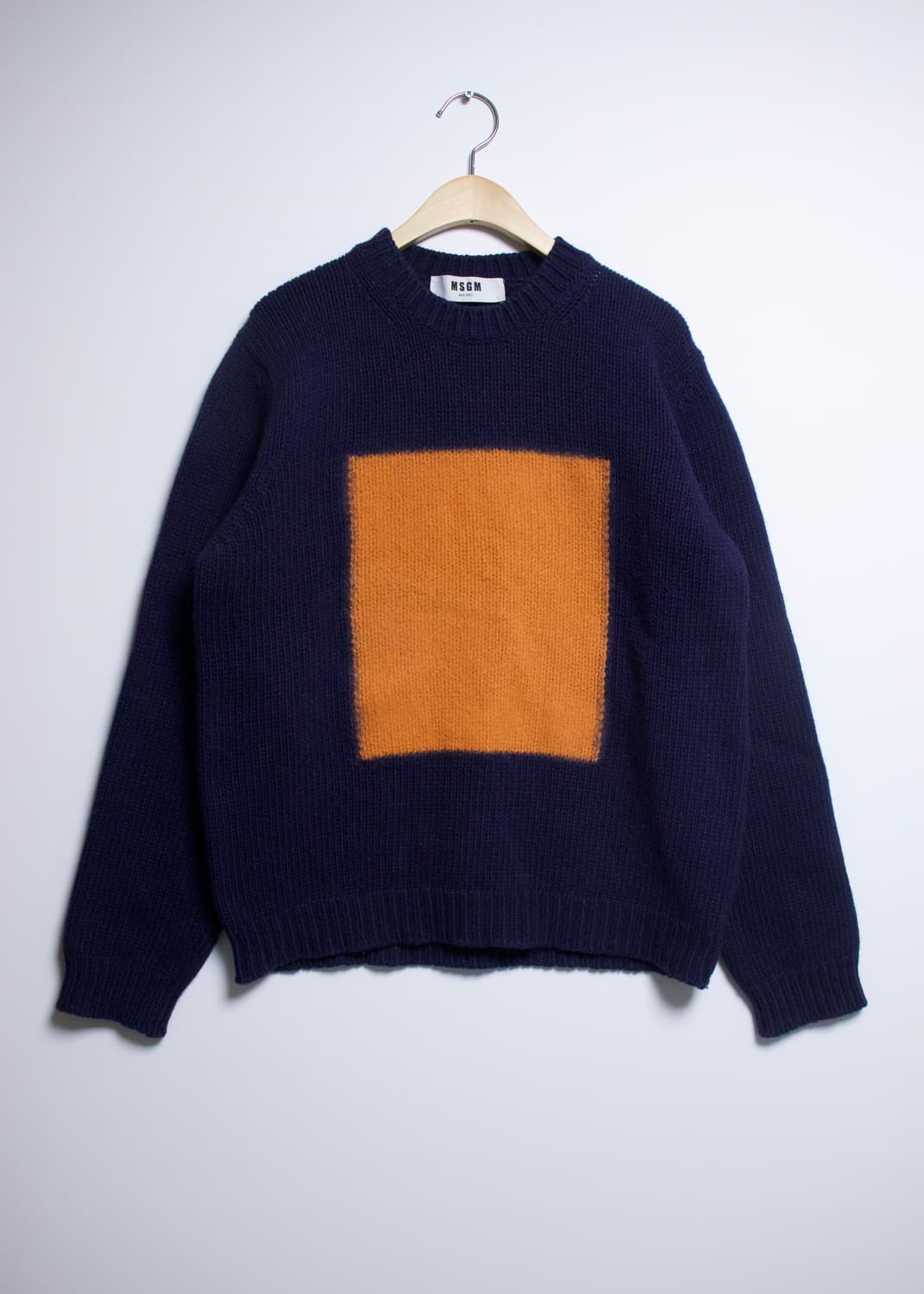 MSGM orange square knit 상품이미지3
