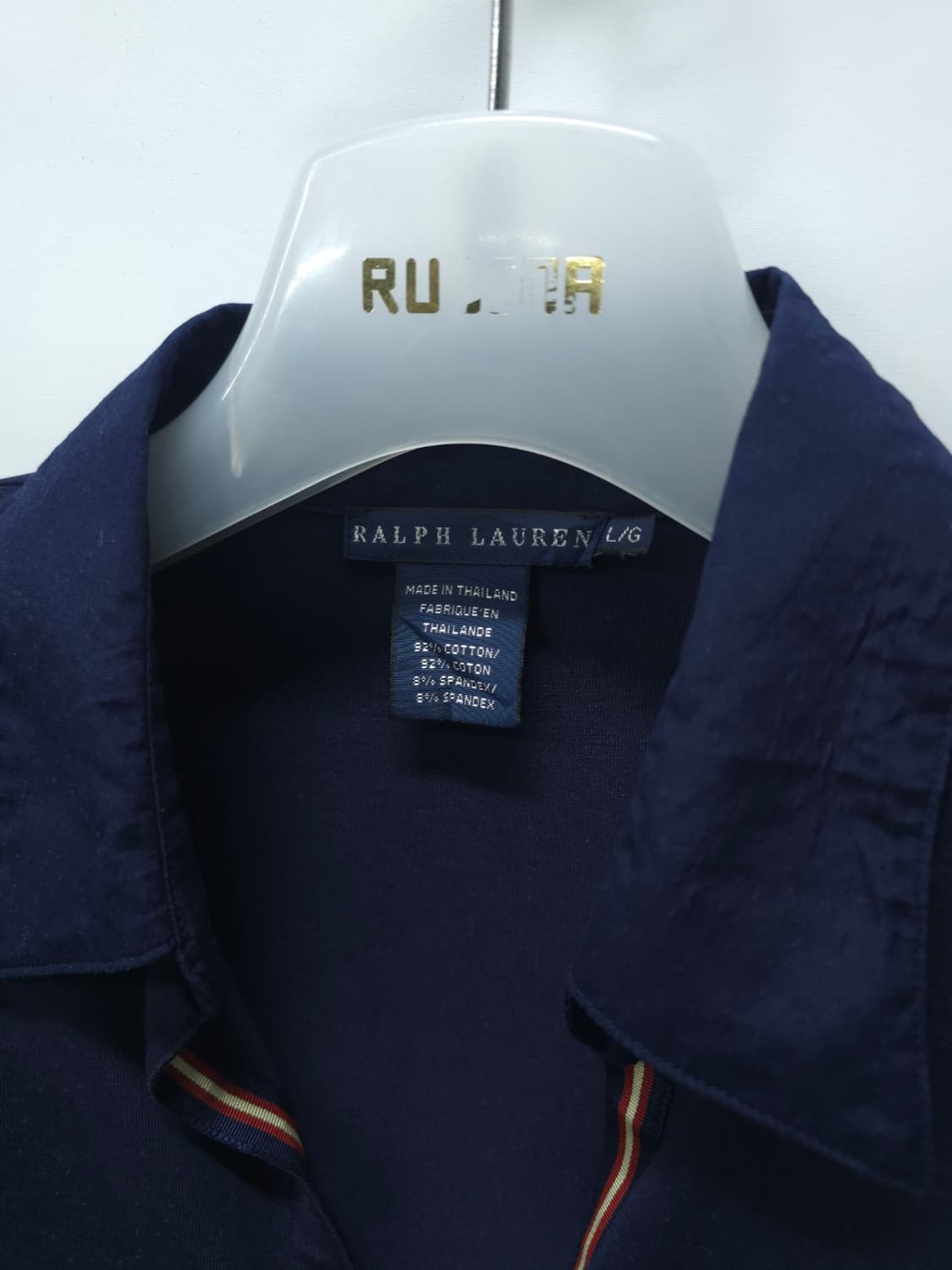 폴로랄프로렌 노치넥라인 네이비 긴팔 티셔츠 L 상품이미지6