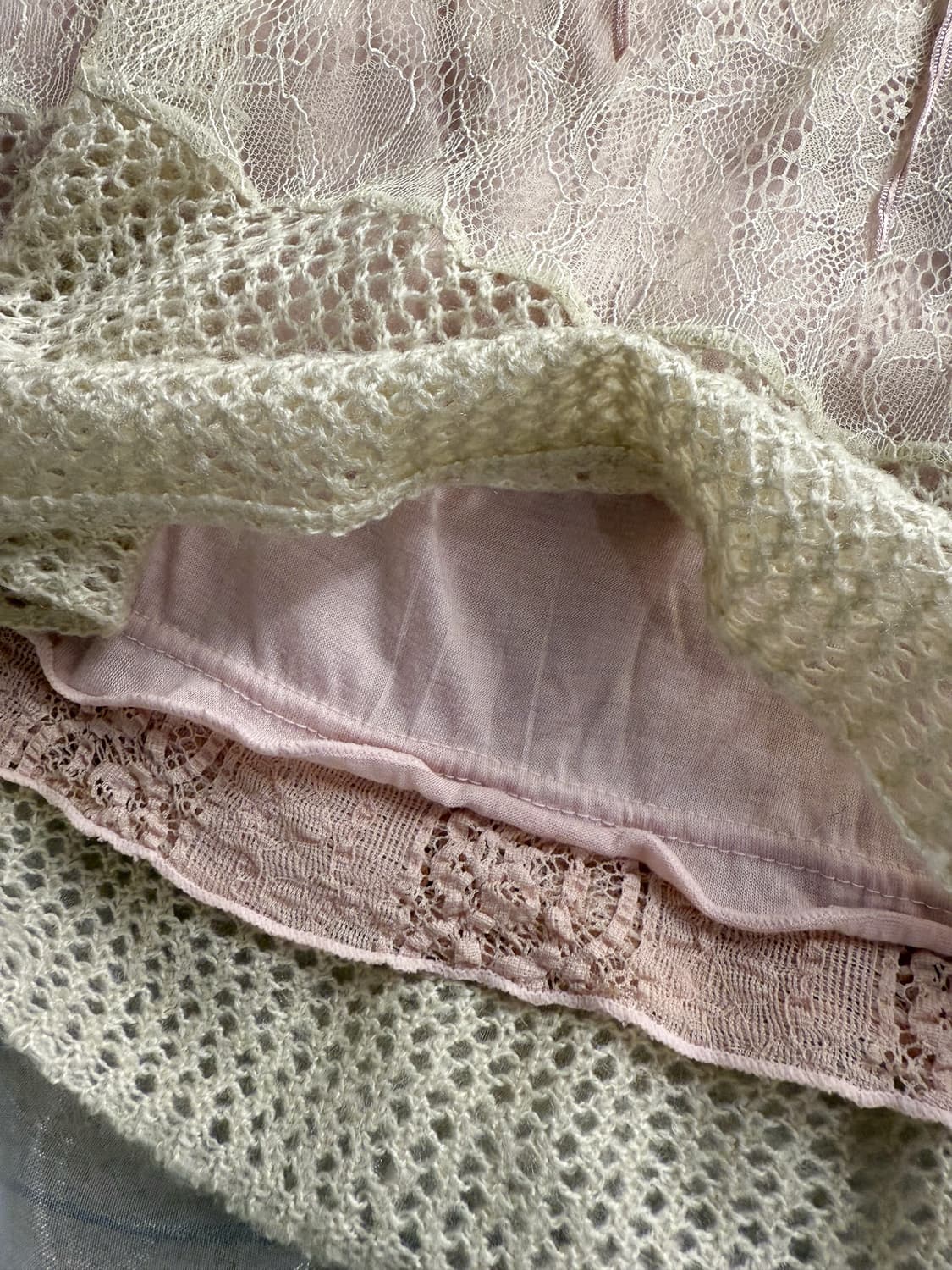 Lace Ribbon Turtleneck T-shirt 0123 상품이미지5