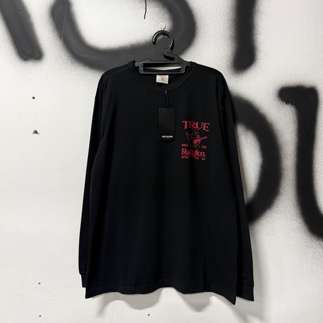 트루릴리젼 빅 프린팅 데드스탁 롱 슬리브 티셔츠 상품이미지1