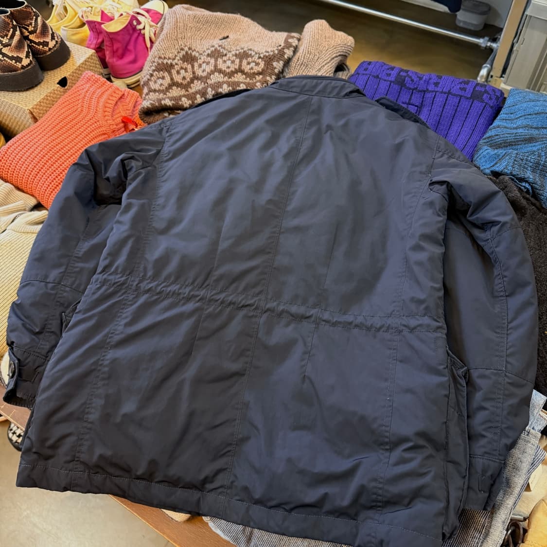 폴로 랄프로렌 M 65 필드 자켓 베이스 라이트 화이트 덕다운 충전재 상품이미지4