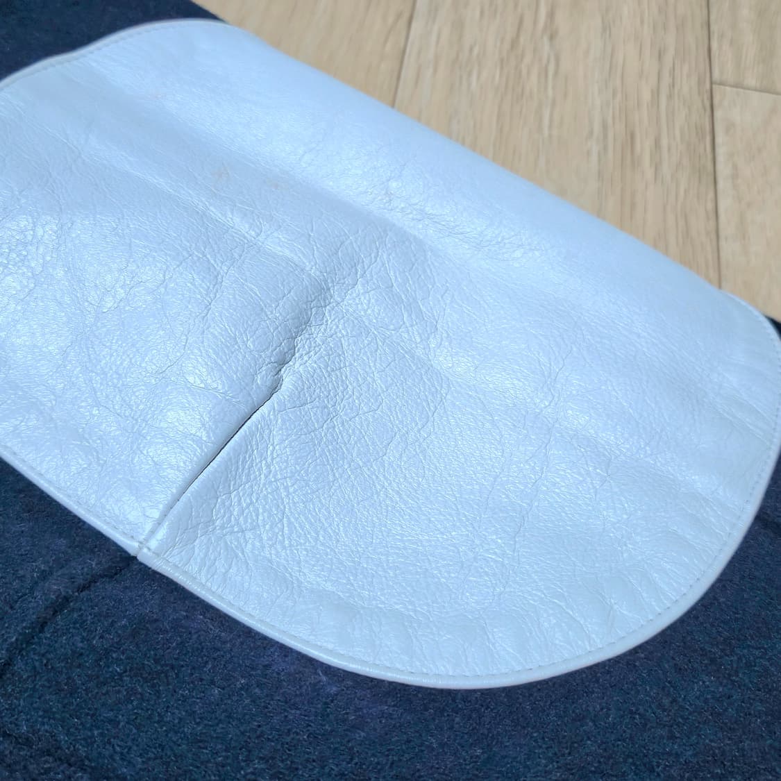 커버낫 네이비 울혼방 스타디움 자켓 C 패치 야구 점퍼 바시티 자켓 상품이미지10