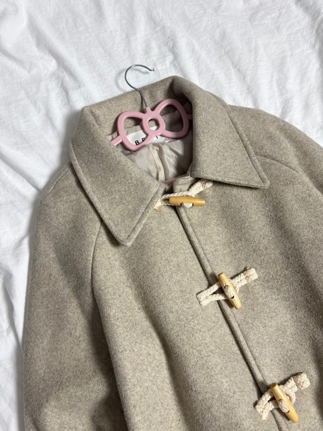 빈티지 베이지 떡볶이 코트 상품이미지2