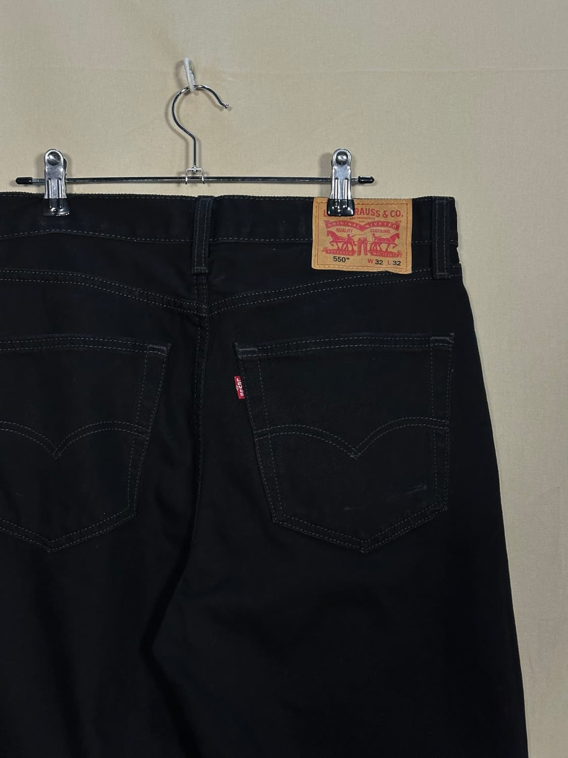 리바이스 550 흑청 스트레이트 처분  상품이미지3