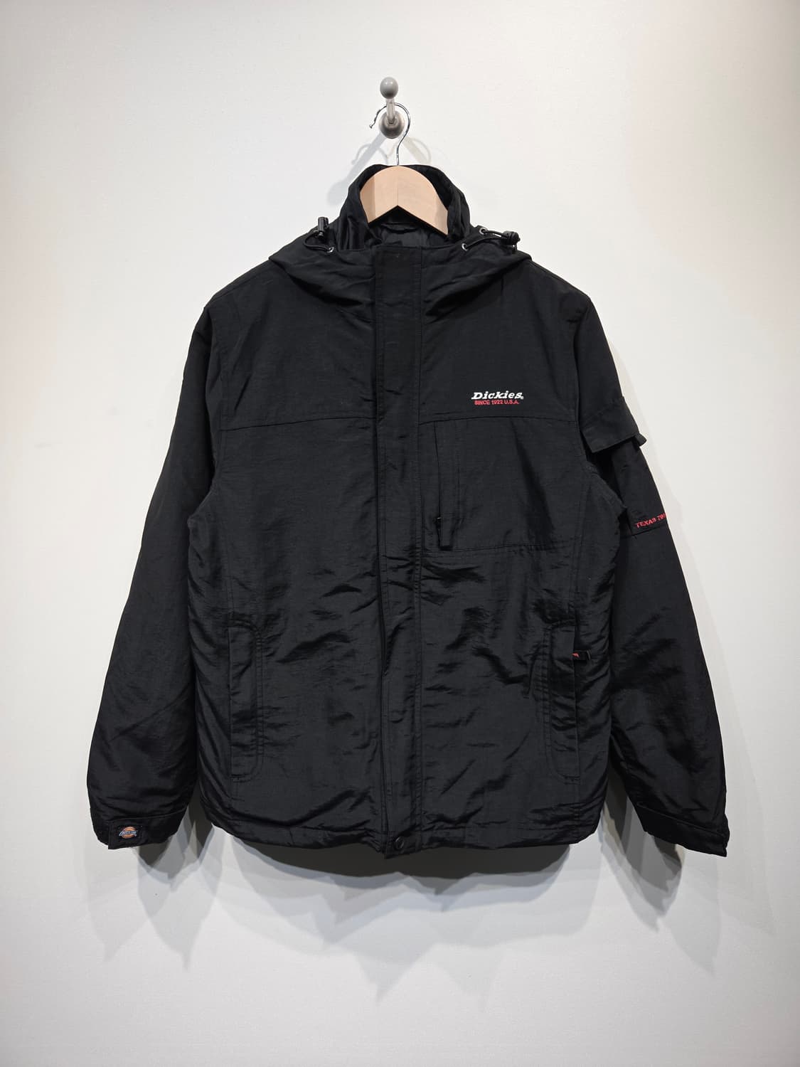 디키즈(Dickies) 블랙 후드 패딩 자켓 상품이미지2