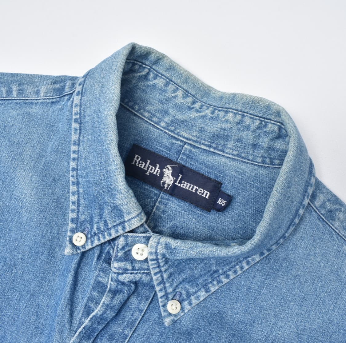 00S 폴로 랄프로렌 데님 셔츠 청남방 105 N0730 상품이미지4