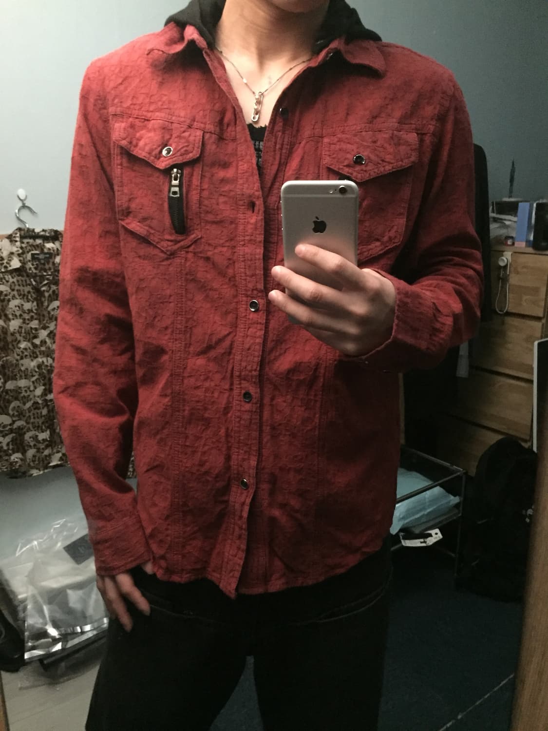 인 더 애틱 옴므 후드 셔츠 상품이미지2