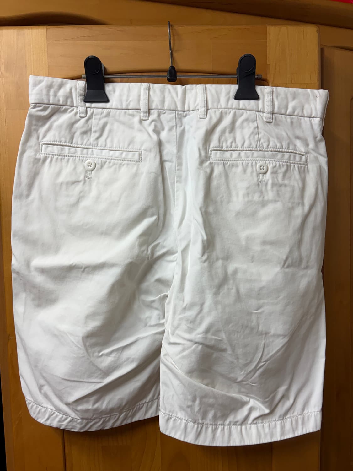 (M) 유니클로 치노 반바지 (베이지, 화이트) 상품이미지3