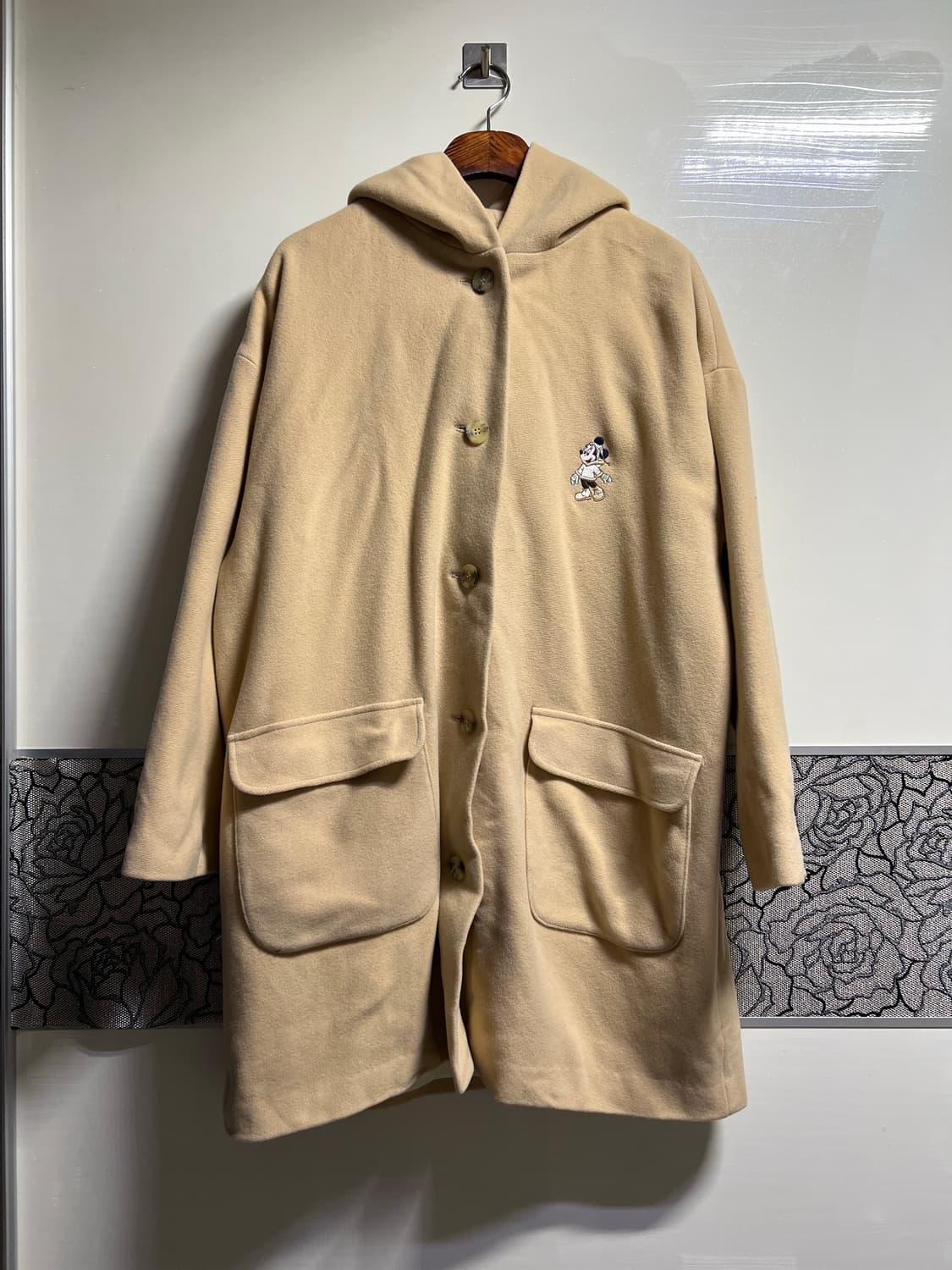 빈티지 90s 미키마우스 베이지 코트 상품이미지3