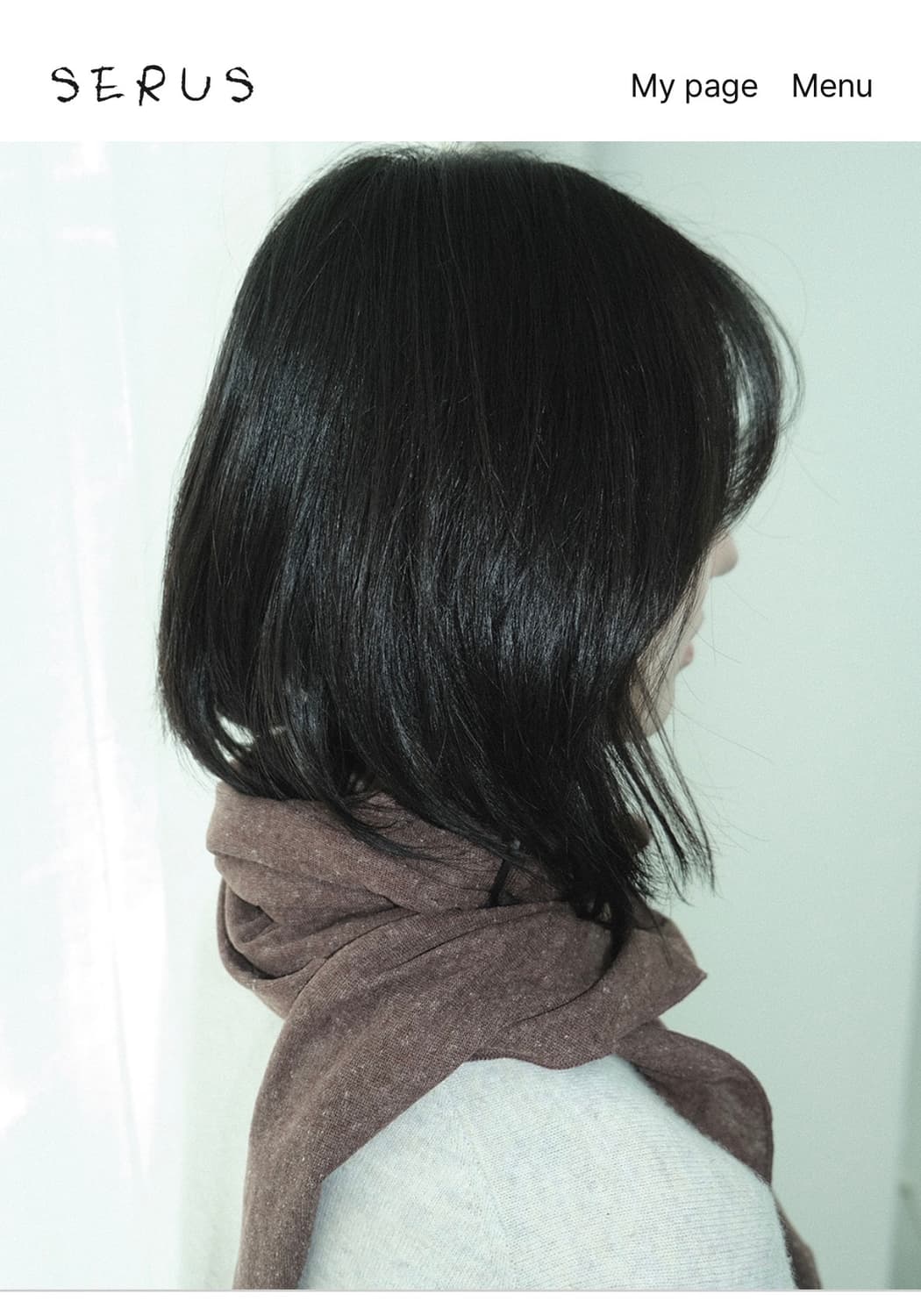 Serus 머플러 브라운 판매 상품이미지2