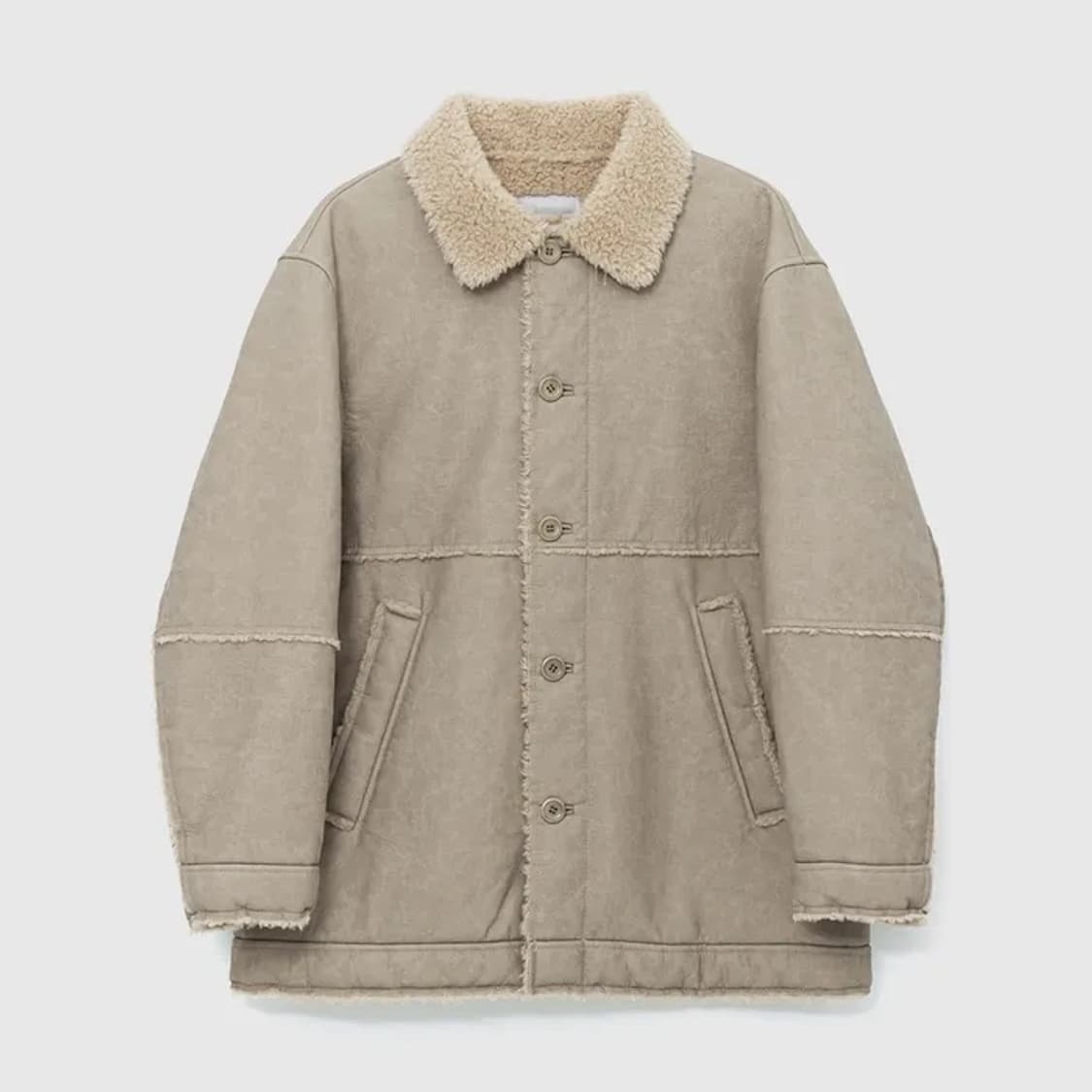 L) 8DIVISION RTW 에잇디비젼 시어링 코트 무스탕 상품이미지4