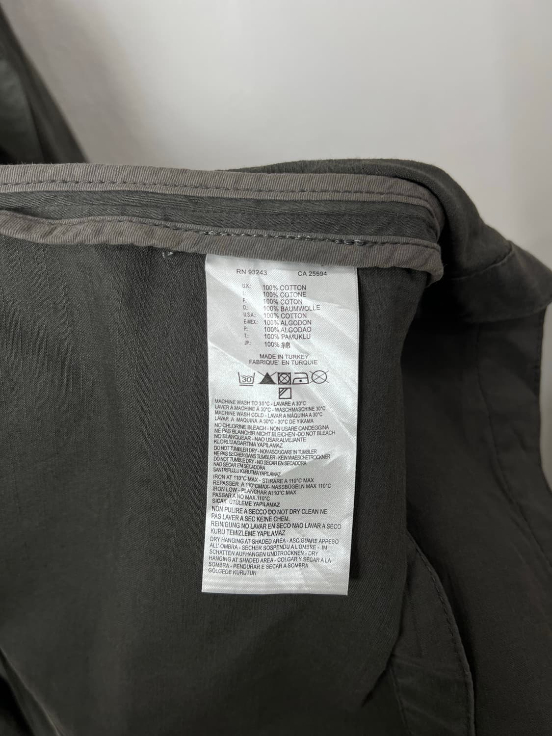 디젤 코튼 롱코트 상품이미지8